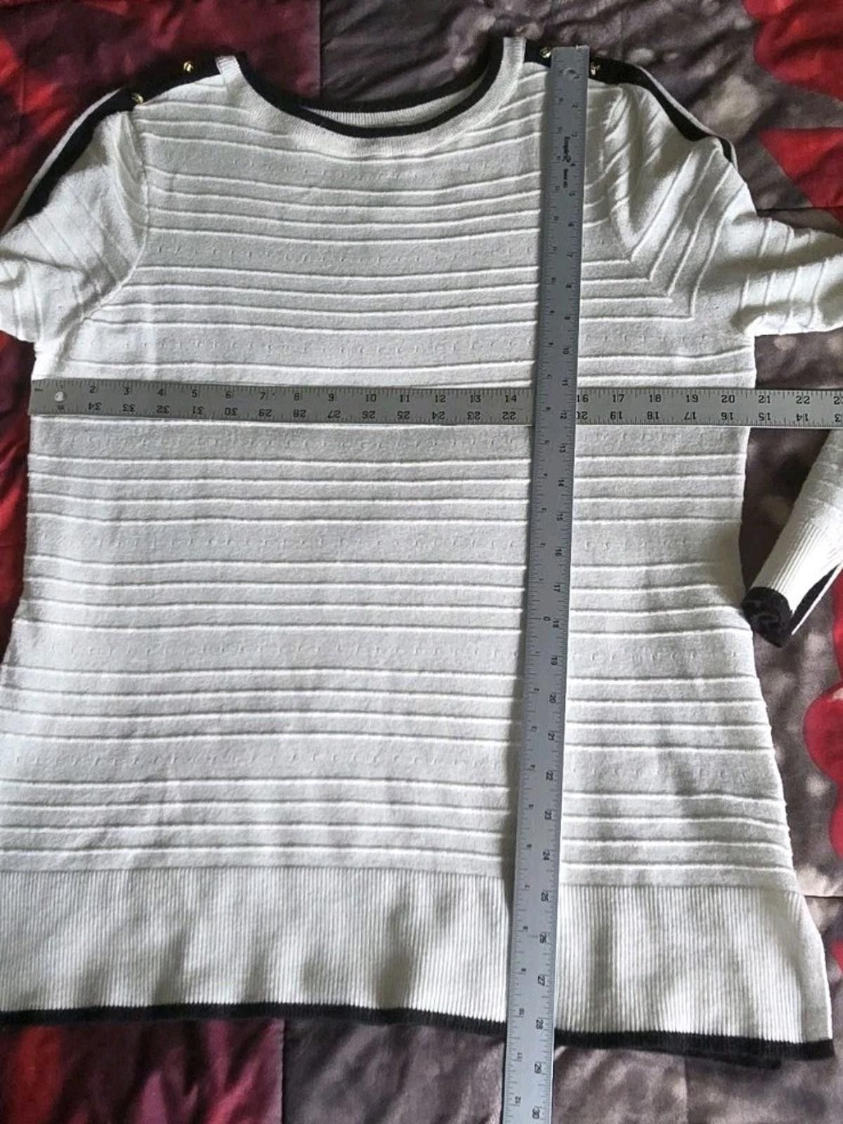 Other Liz Claiborne Womens Sweater Blouse Top Size Large L Cream Size L / US 10 / IT 46 - 12 Thumbnail