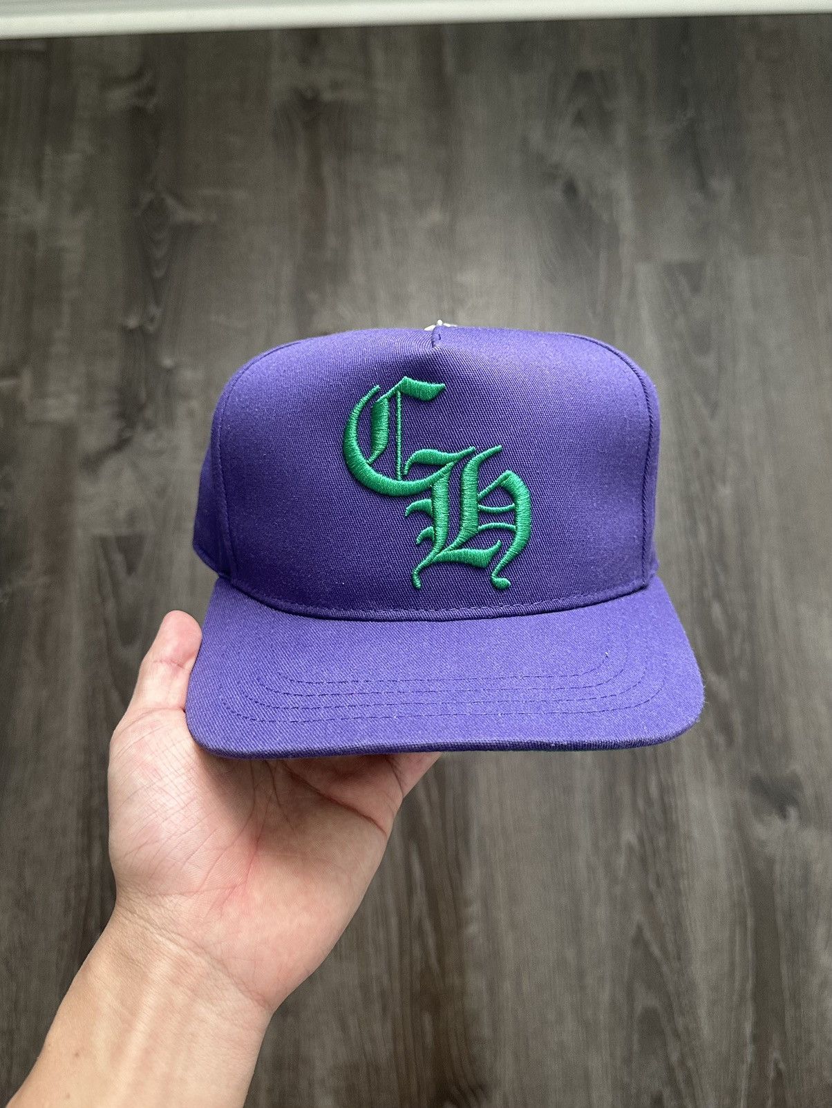 Chrome Hearts Purple Green Baseball Hat