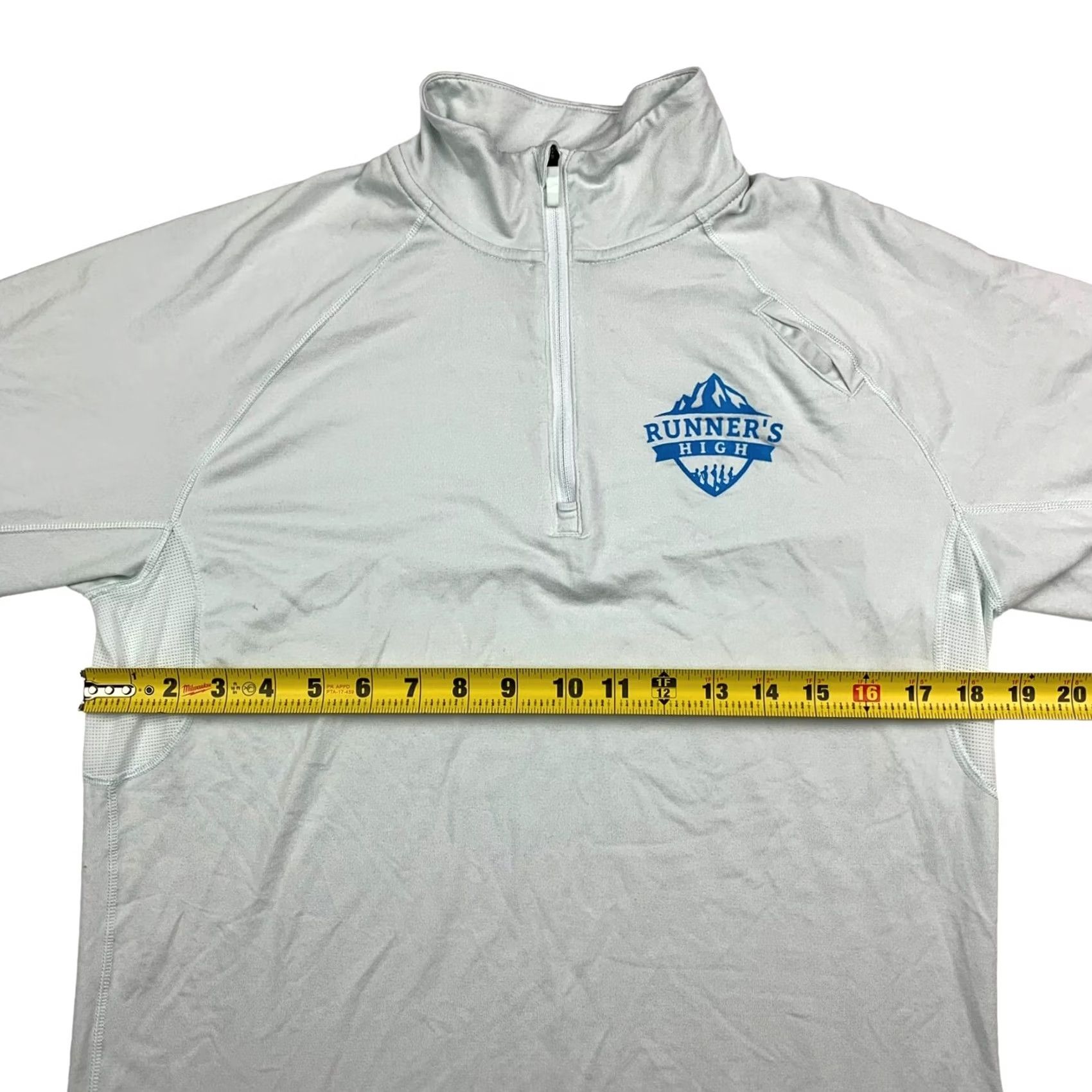 Brooks Brooks Men's Performance 1/4 Zip Pullover Small Light Teal Blue Size US S / EU 44-46 / 1 - 6 Thumbnail