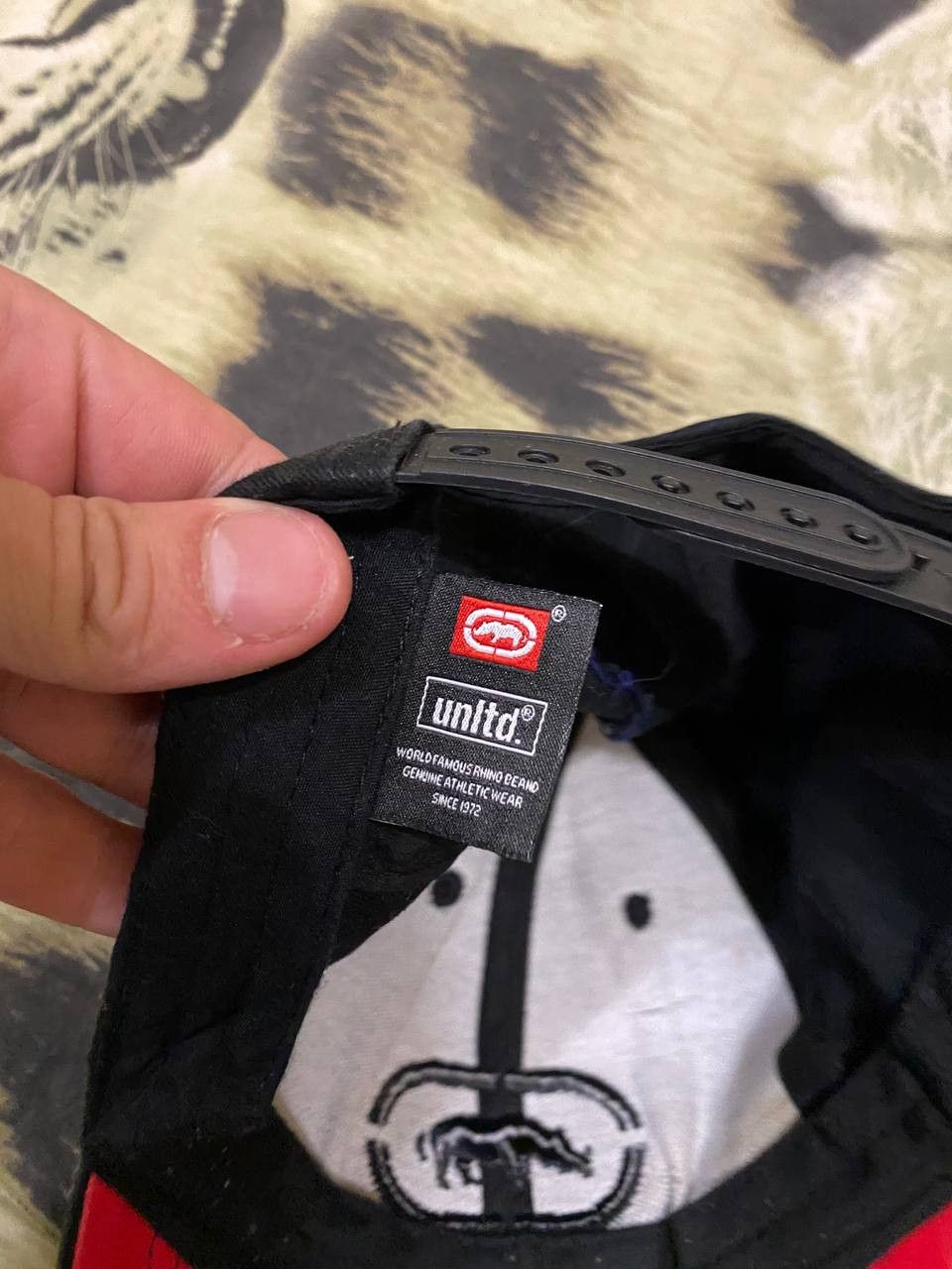 Ecko Unltd. × Vintage Ecko Unltd Hat Cap Black Embroidered Adult Size ONE SIZE - 2 Thumbnail