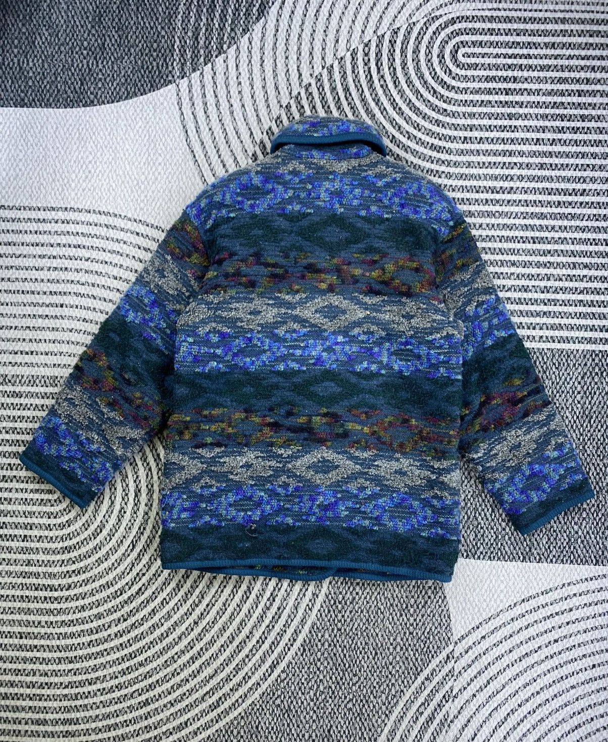 Japanese Brand Vintage Milano Sport Wool Blend Knit Jacket Size US M / EU 48-50 / 2 - 2 Thumbnail
