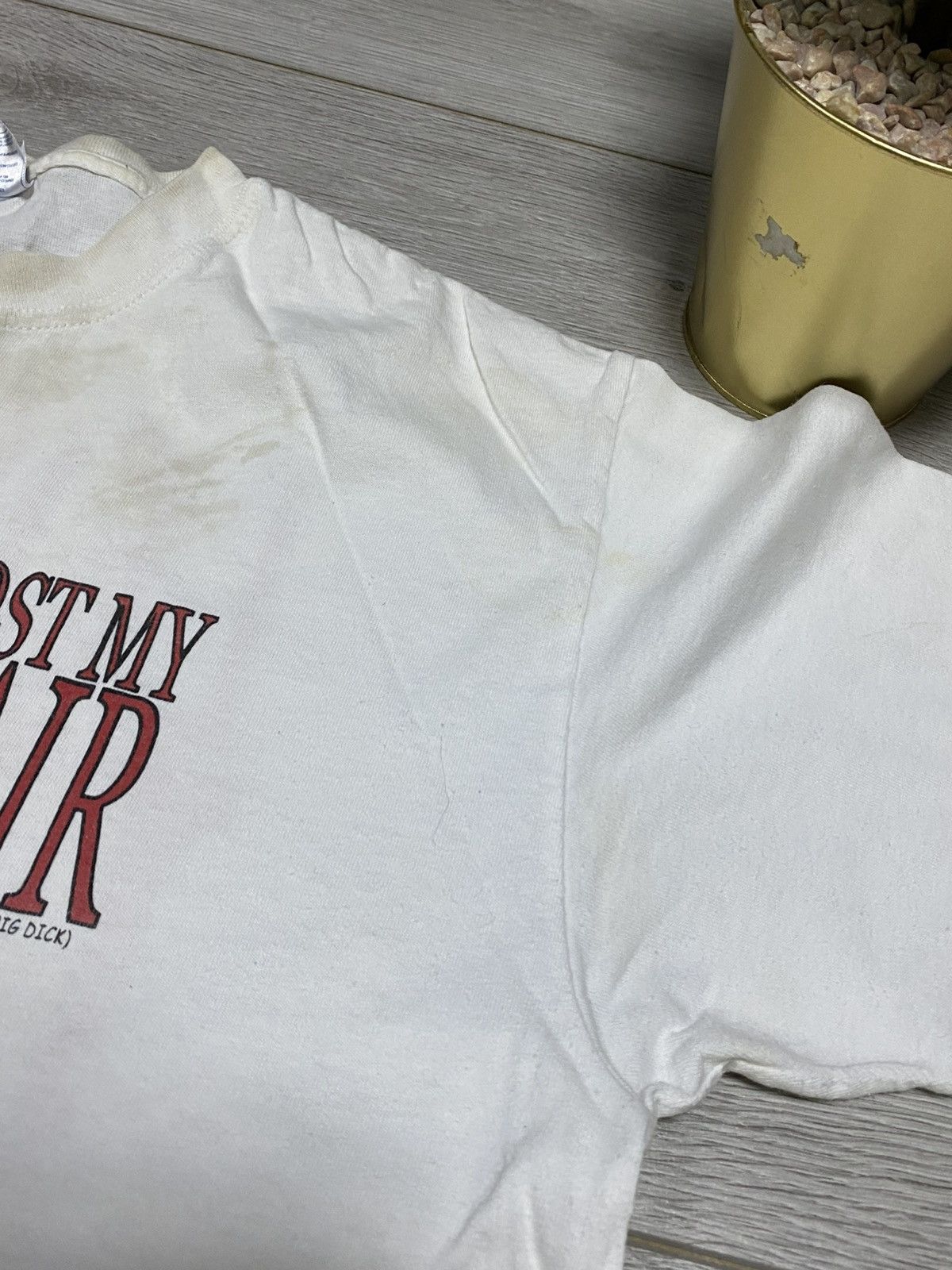 Vintage Lost my hair kept the big dick vintage tee cancun mexico Size US L / EU 52-54 / 3 - 15 Thumbnail