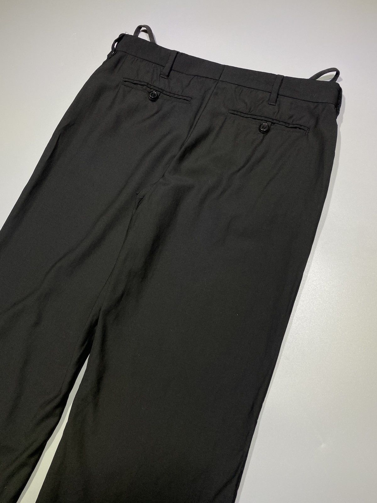 Helmut Lang 2000s Helmut Lang Wool Wide Leg Pants Size US 30 / EU 46 - 7 Thumbnail