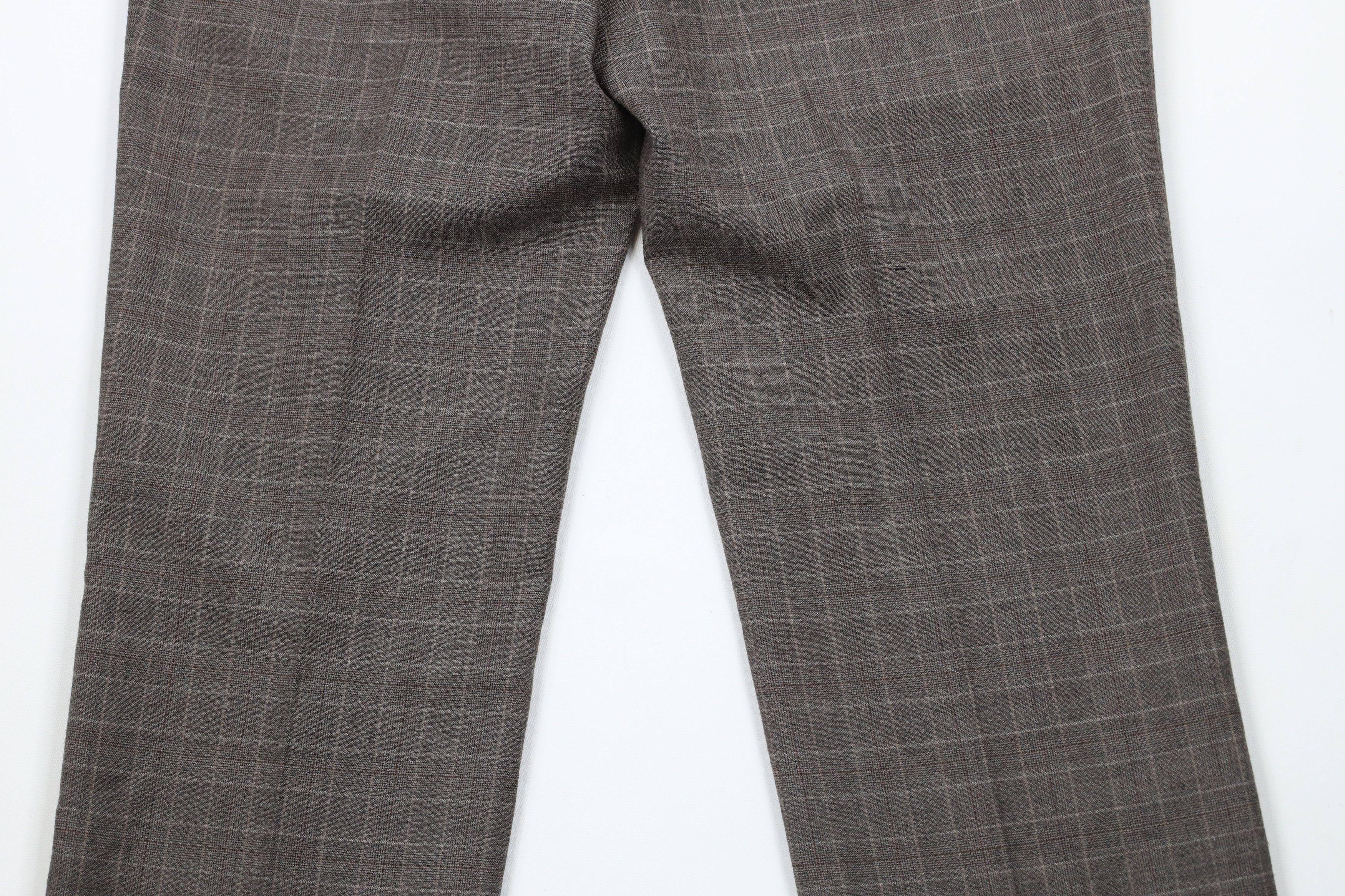 Banana Republic × Vintage Banana Republic Tailored Slim Fit Wool Chino Pants Plaid Size 34 - 13 Thumbnail