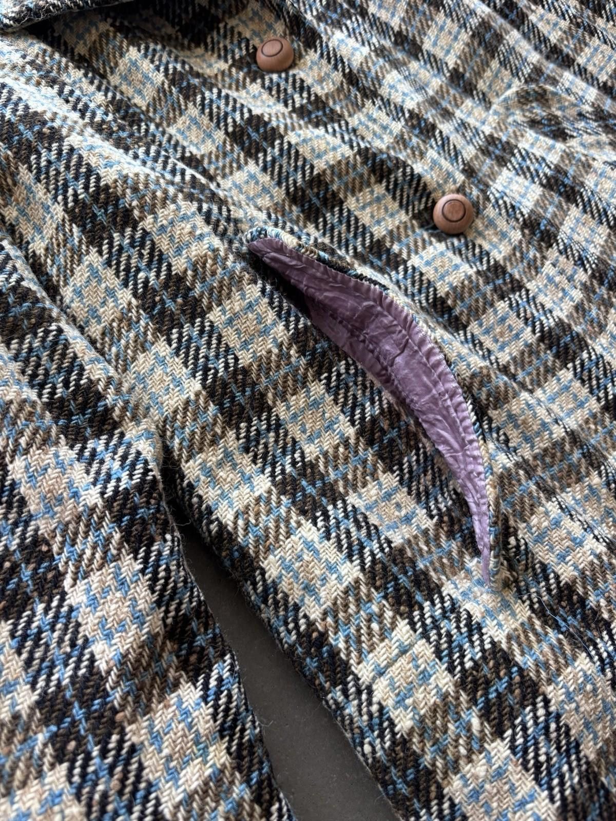 Pendleton Vintage Pendleton Wool Twill Silk Lined Overcoat Large 60s Size L / US 10 / IT 46 - 2 Thumbnail