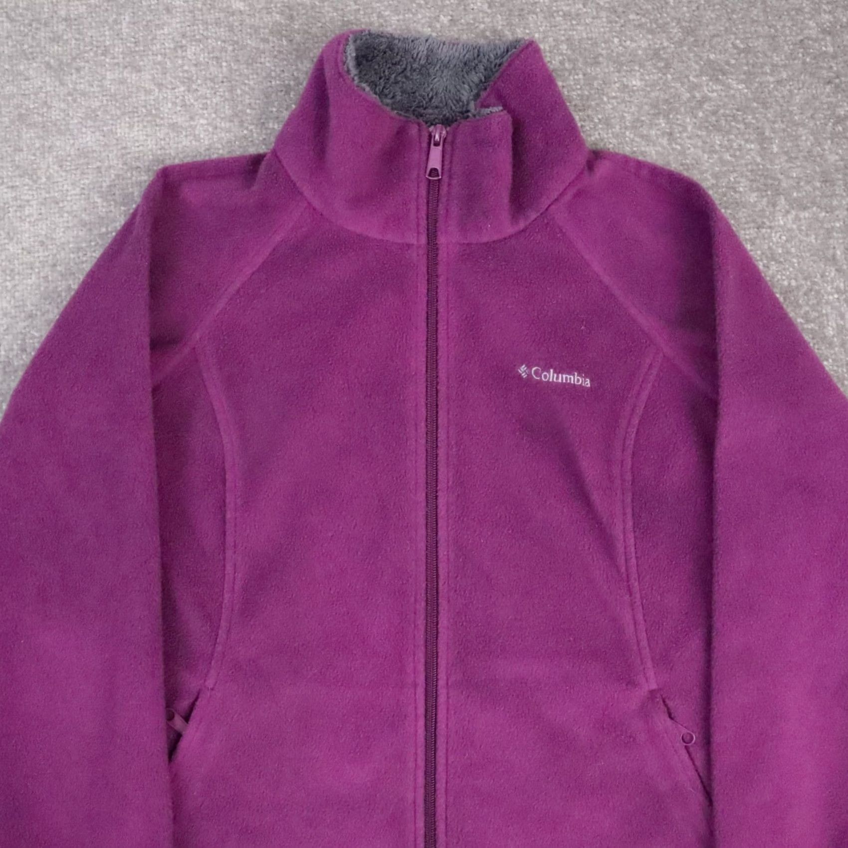 Vintage Columbia Women's Omni Heat Purple Small Full Zip Collared Jacket Long Sleeve Size S / US 4 / IT 40 - 5 Thumbnail