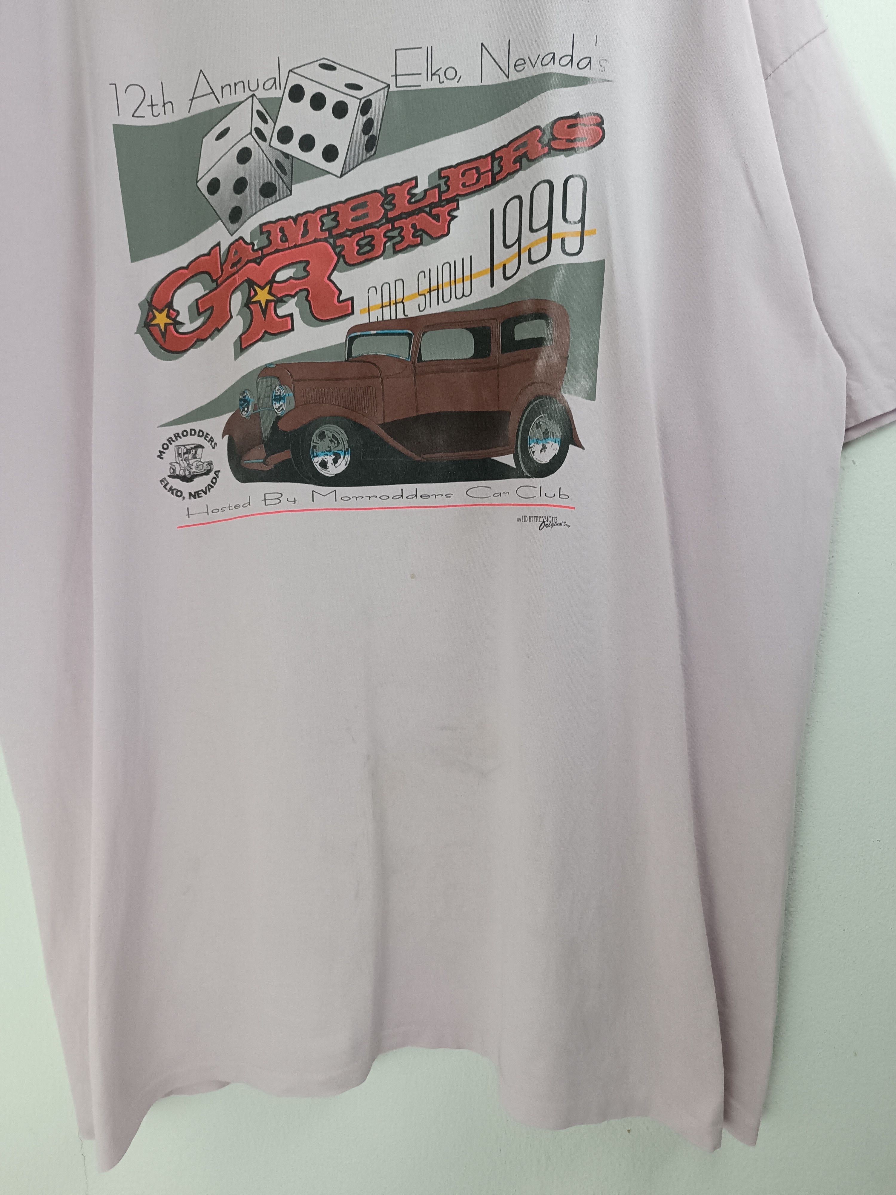 Vintage VINTAGE '99 GAMBLERS RUN MORRODDERS CLUB HOT ROD MUSCLE CAR Size US XXL / EU 58 / 5 - 7 Thumbnail