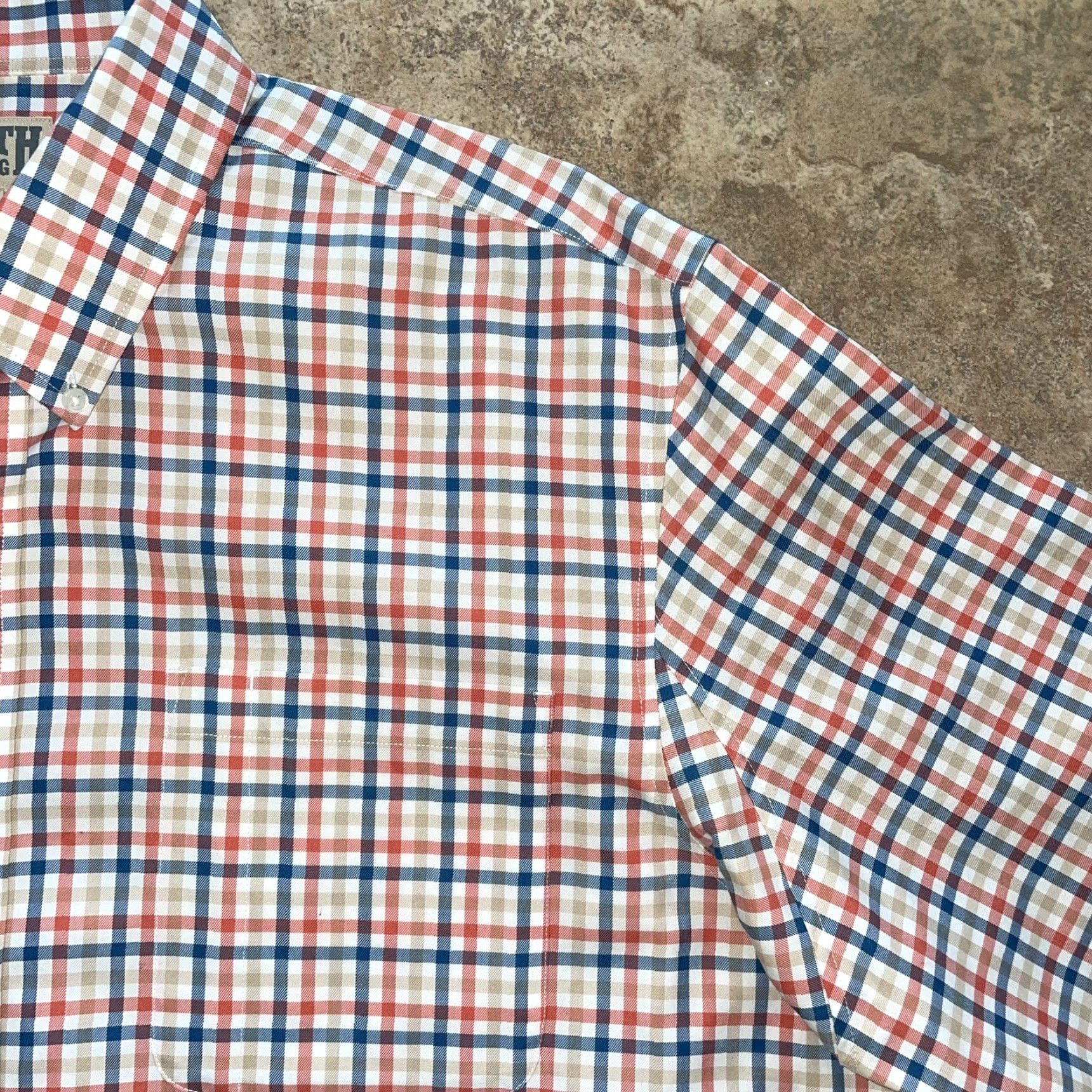 Duluth Trading Company Duluth Trading Company Plaid Short Sleeve Button-Down Pockets Shirts Mens XL Multicolor Size US XL / EU 56 / 4 - 2 Thumbnail