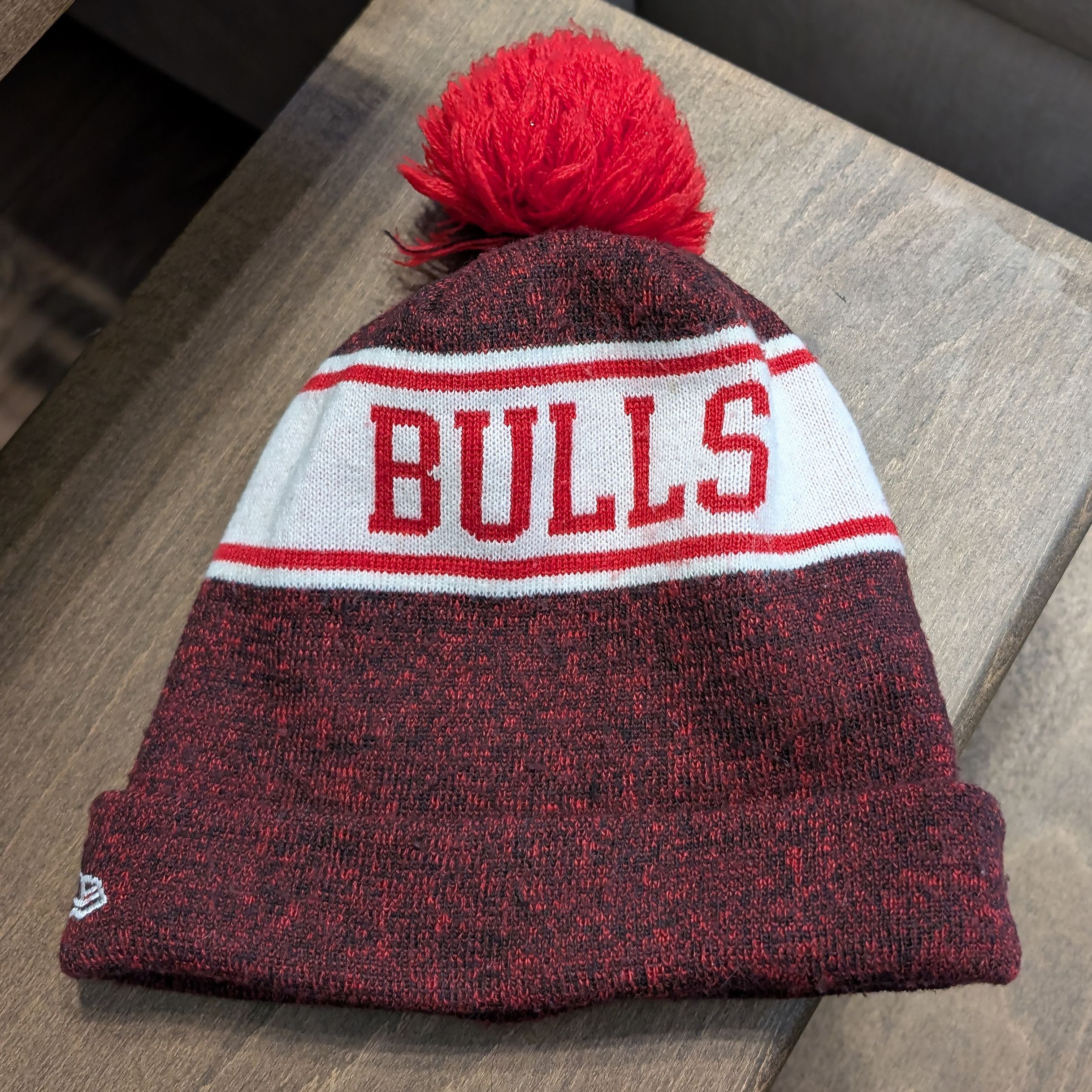 New Era New Era Chicago Bulls Beanie Hat One Hardwood NBA Tuke Pom Size ONE SIZE - 6 Thumbnail