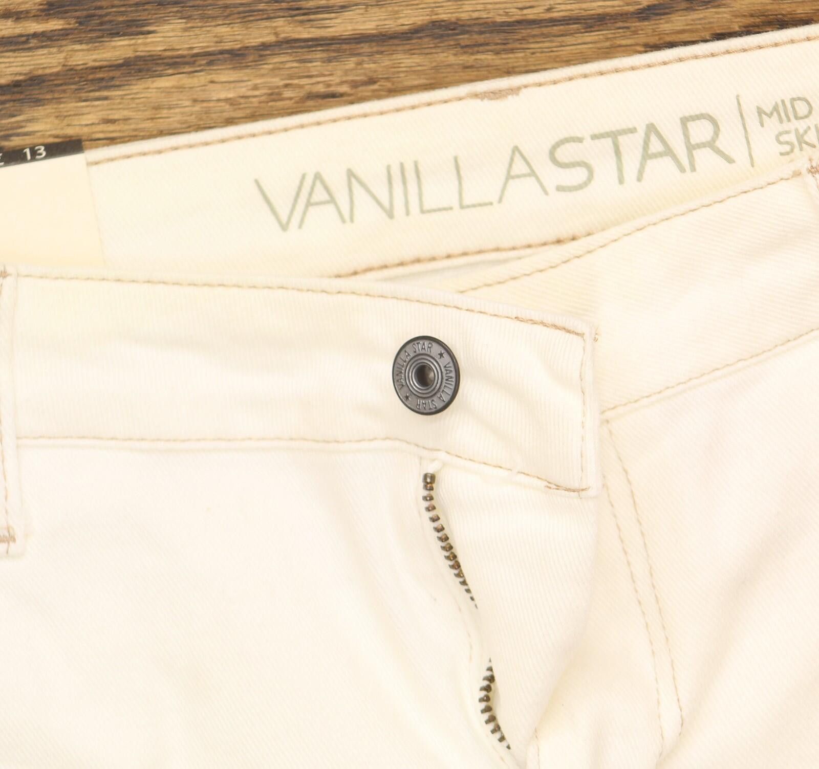 Other Vanilla Star Juniors Ripped Skinny Jeans White Wash 13 Size 30" / US 8 / IT 44 - 6 Thumbnail