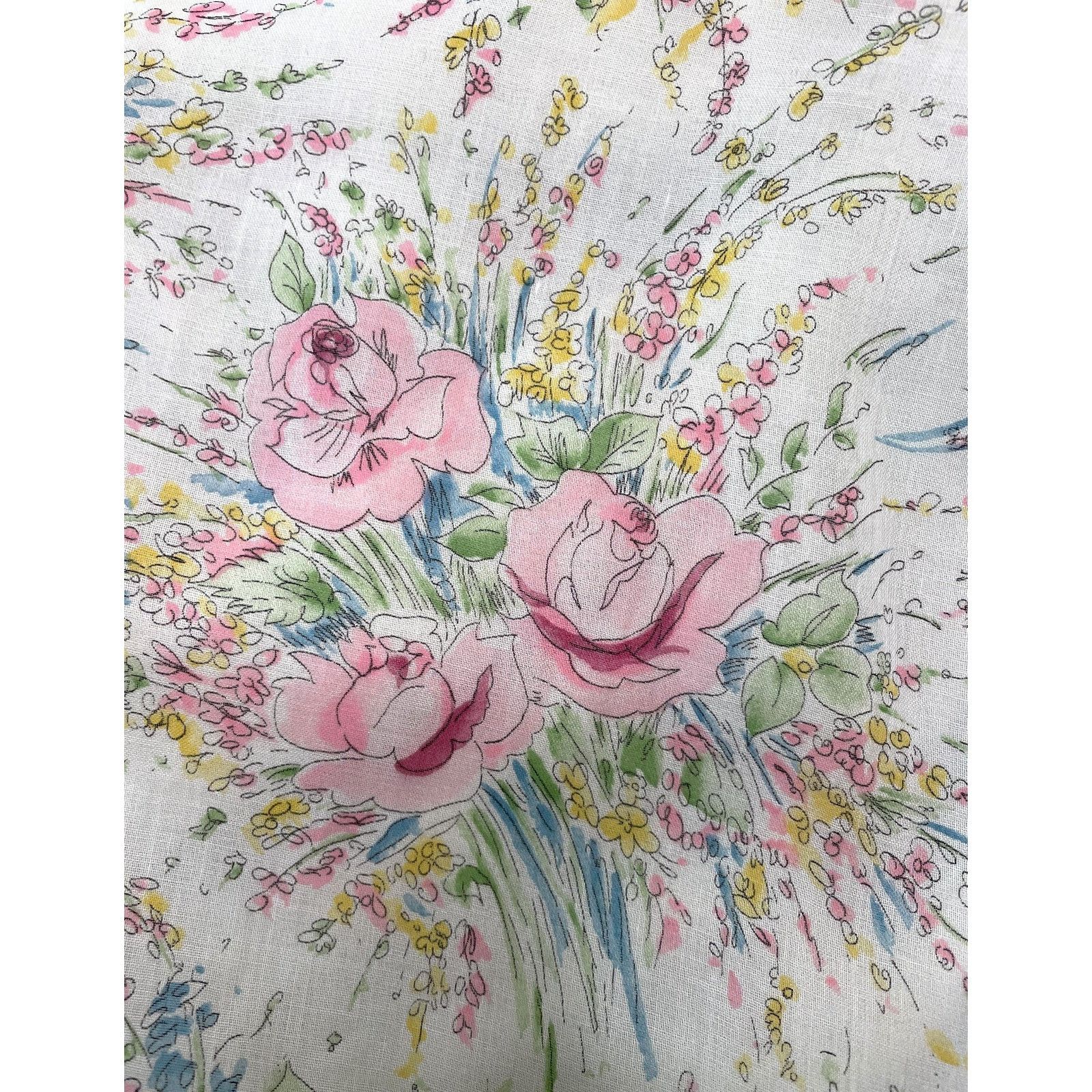 Oscar De La Renta VTG Oscar de le Renta Floral Maxi Dress 6 8 10 Romantic Size M / US 6-8 / IT 42-44 - 3 Thumbnail