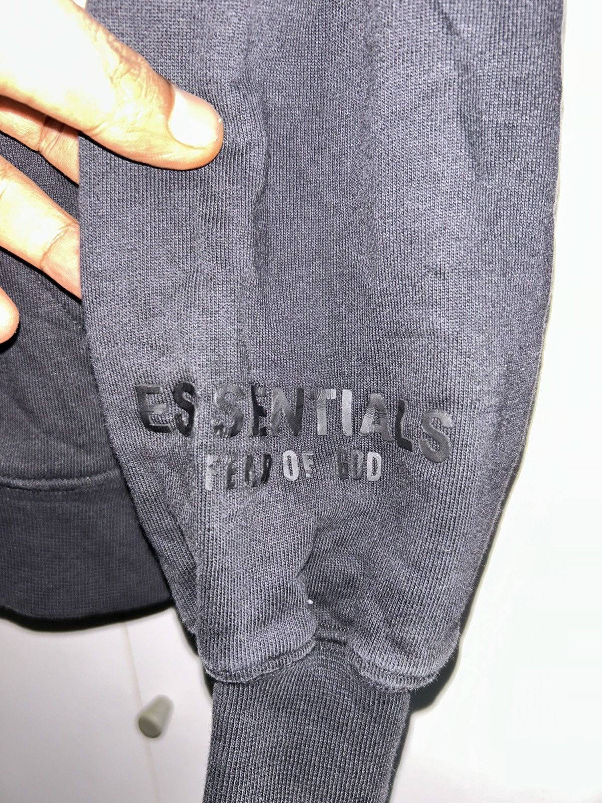 Fear of God Essentials Oversized Big Spell Logo Black Pullover Hoodie Size US M / EU 48-50 / 2 - 13 Thumbnail