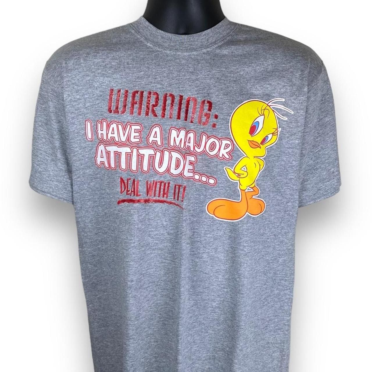 Vintage Vintage Y2K Looney Tunes Tweety Cartoon Tee Tshirt Size US M / EU 48-50 / 2 - 1 Thumbnail