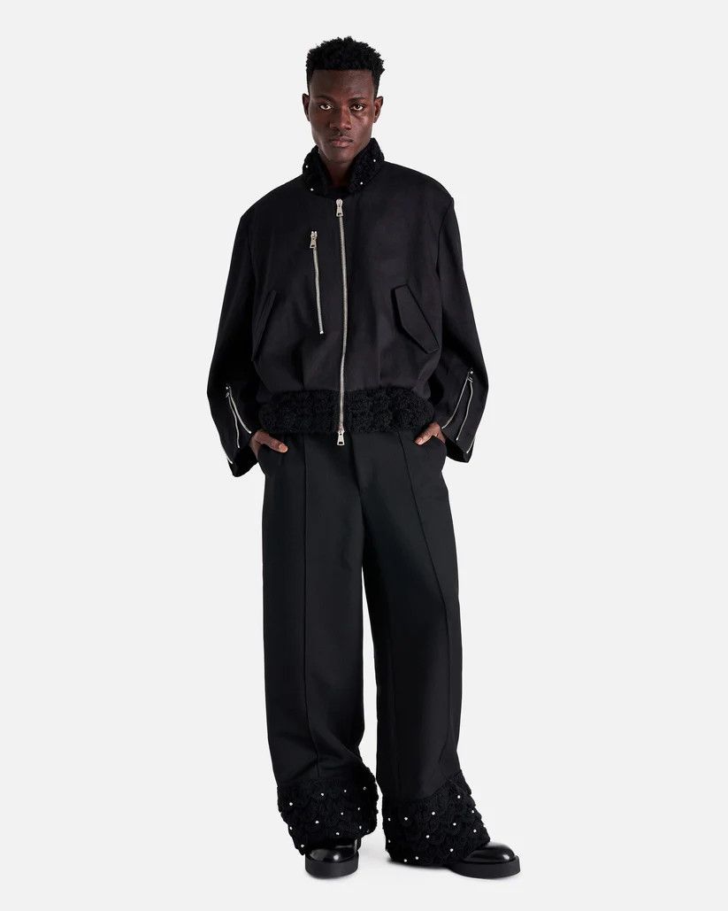 o1s1v1r1oon0925 Exclusive Ipstone Bomber Jacket in Black