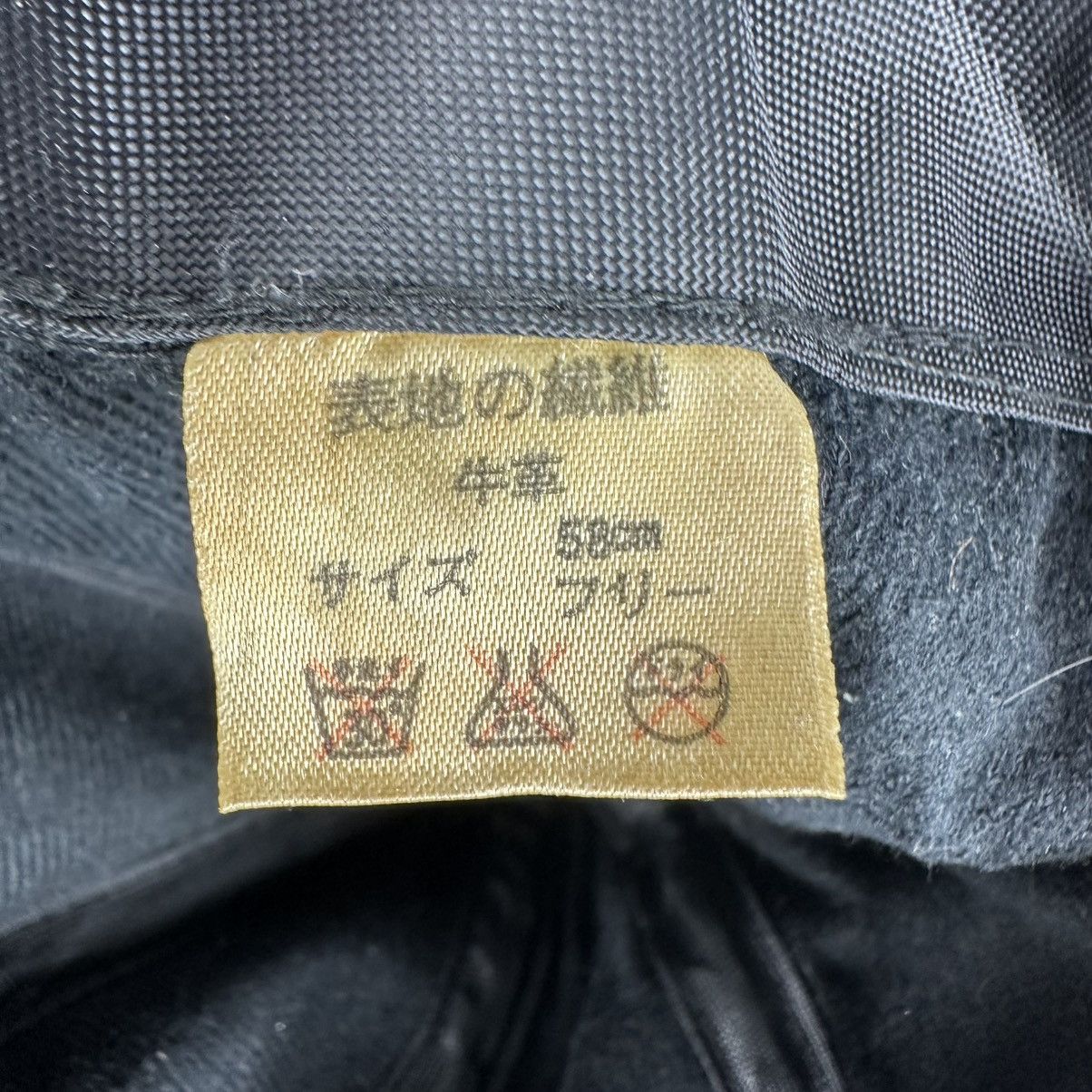 Leather BLACK LEATHER CAP Size ONE SIZE - 6 Thumbnail