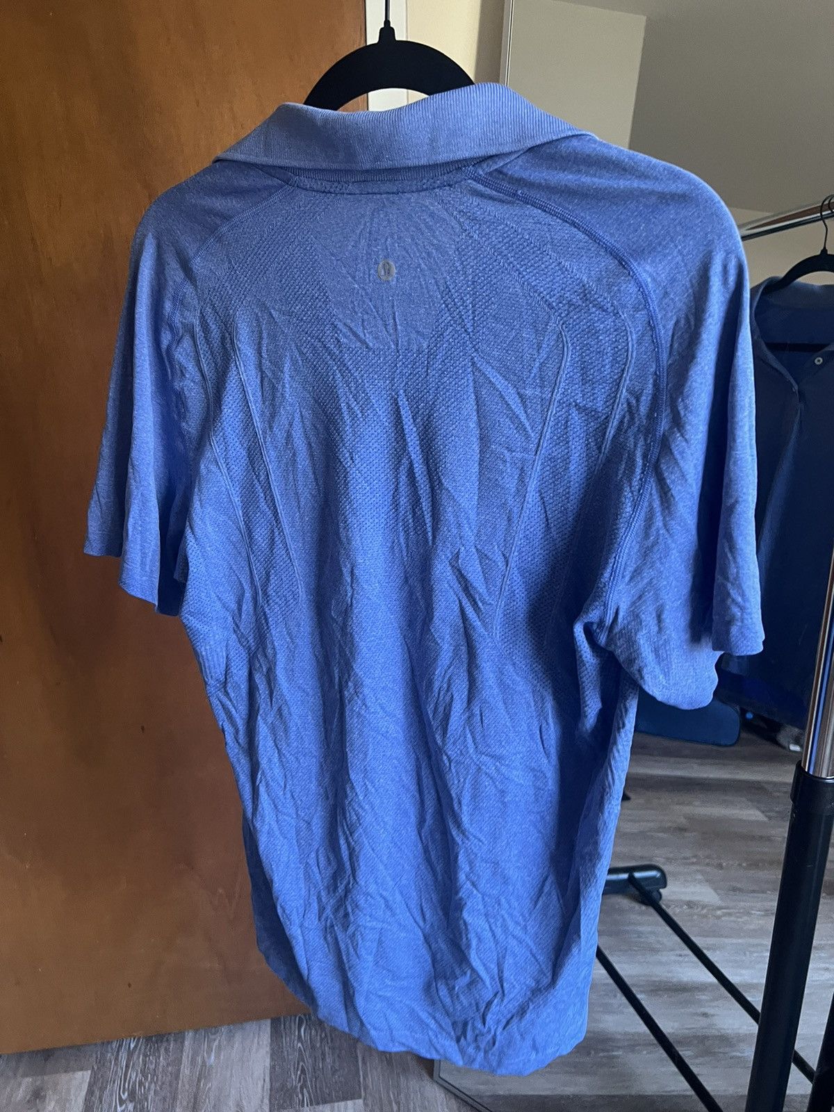 Lululemon Blue Metal Vent Tech Polo Size US M / EU 48-50 / 2 - 2 Thumbnail