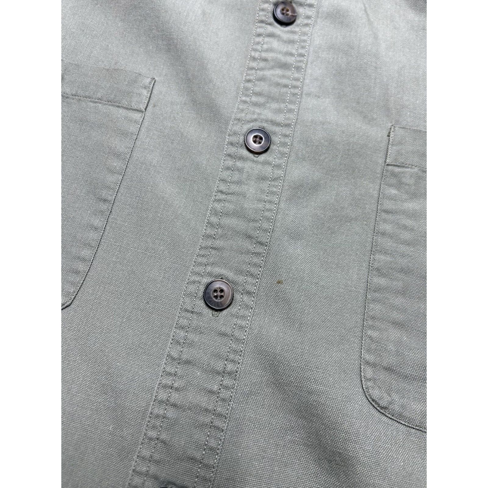 Vintage Duluth Duluth Trading Long Sleeve Button Shirt Cotton Canvas Work Men’s XL Tall Beige Size US XL / EU 56 / 4 - 5 Thumbnail