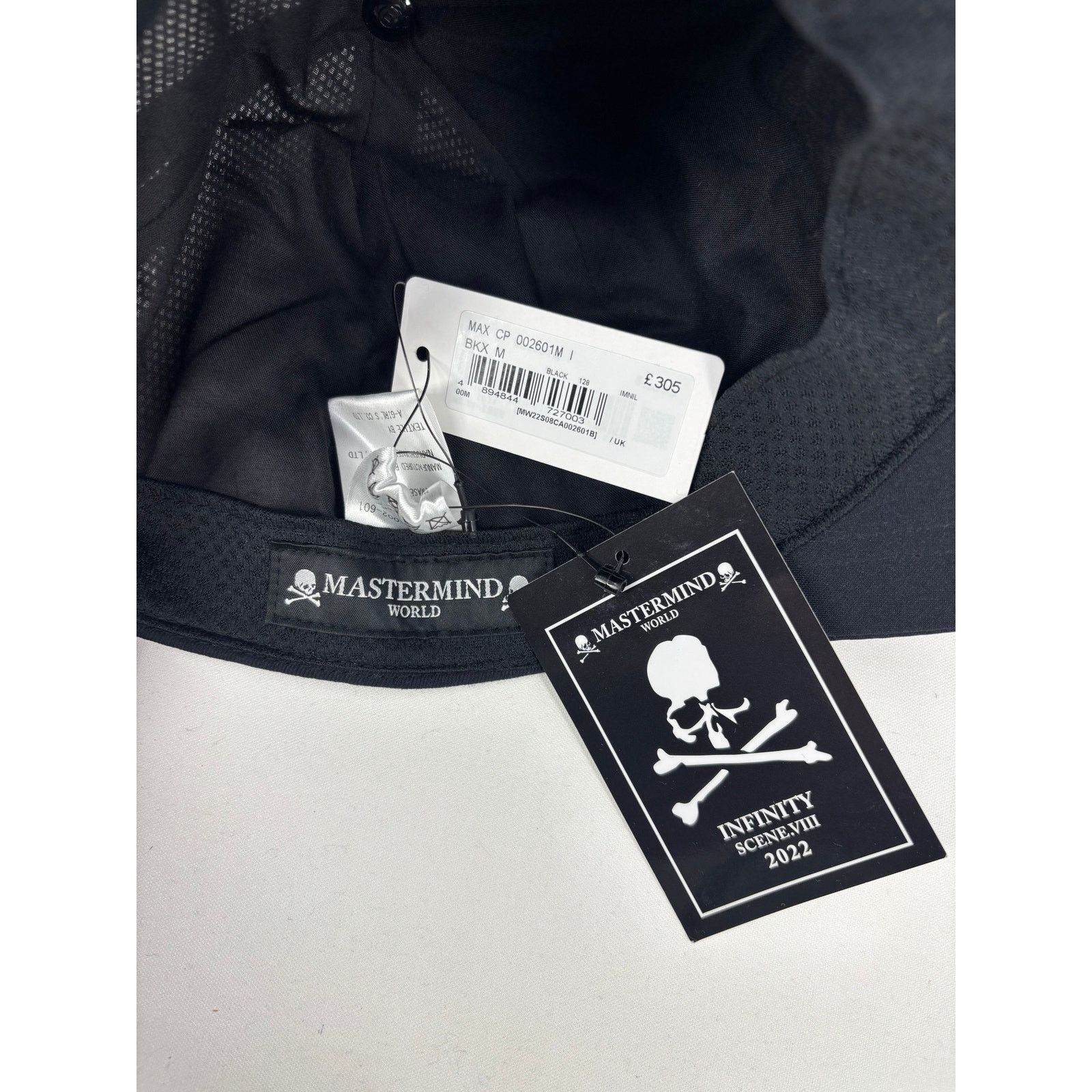 Mastermind Japan Mastermind World 'Love & Peace' Black Trucker Hat Size MD Size ONE SIZE - 8 Thumbnail