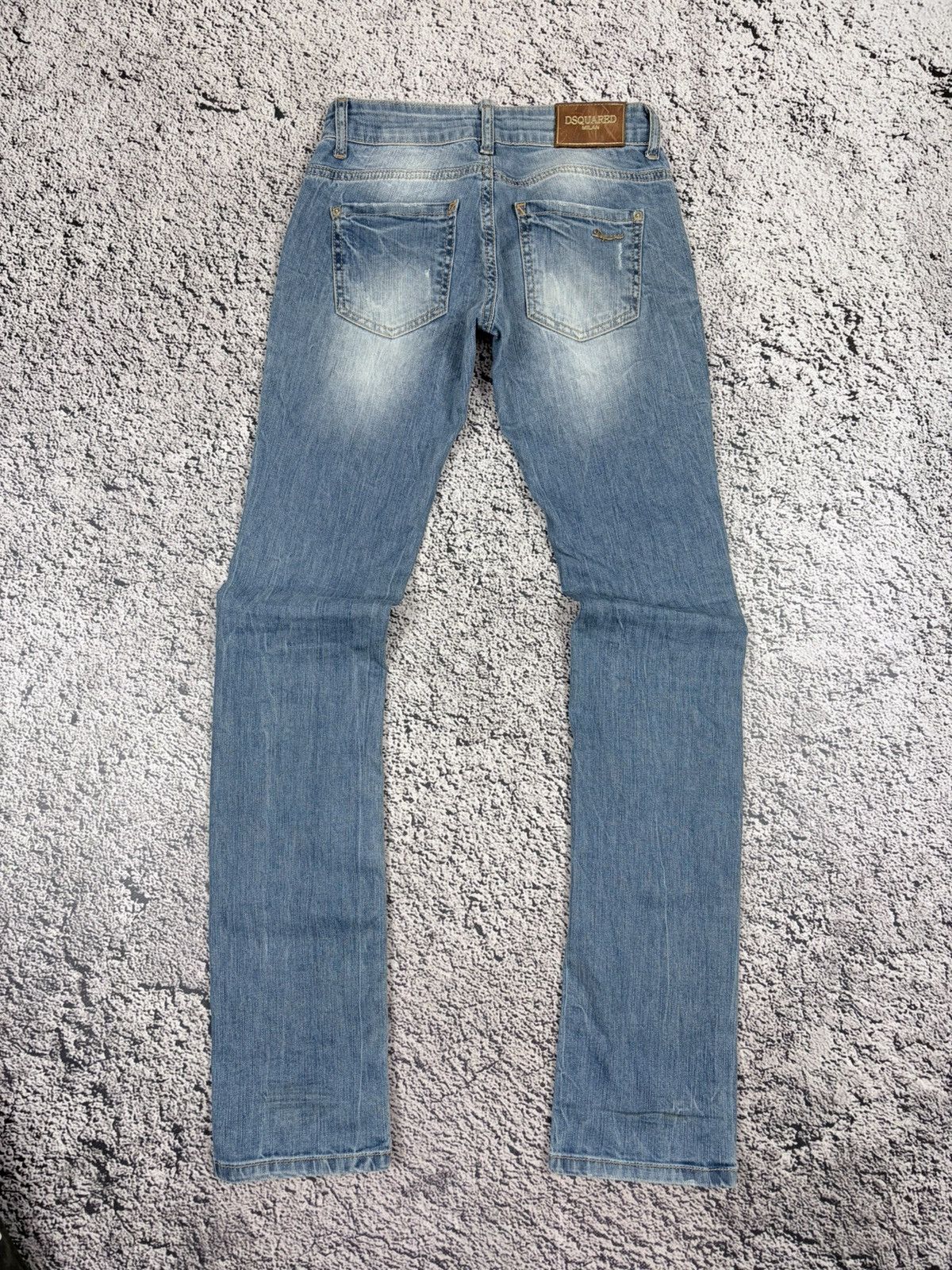 Dsquared2 Dsquared2 Distressed Slim Low Rise Jeans Size 26 Size 26" / US 2 / IT 38 - 7 Thumbnail