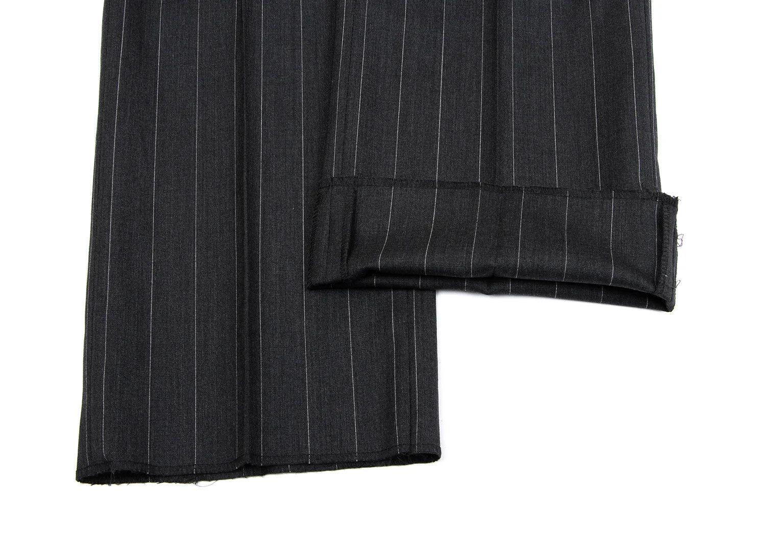 Jean Paul Gaultier Wool Stripe Suit Set in Gray Size 48 Size US M / EU 48-50 / 2 - 17 Thumbnail