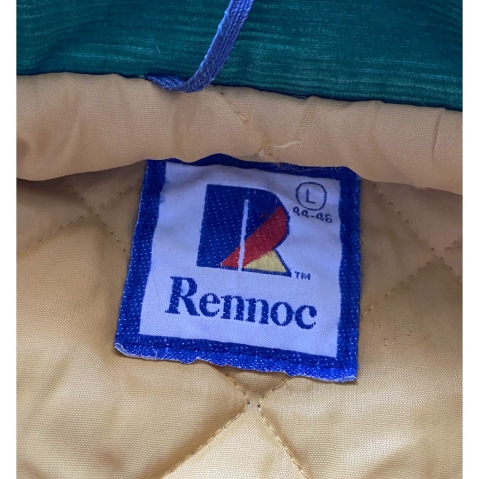 Vintage VINTAGE Rennoc Corduroy Jacket Coat Green Men’s Large L Regular Embroidered Coat Vintage Rennoc Green Corduroy Embroidered Men’s Large LV? Size US L / EU 52-54 / 3 - 2 Thumbnail