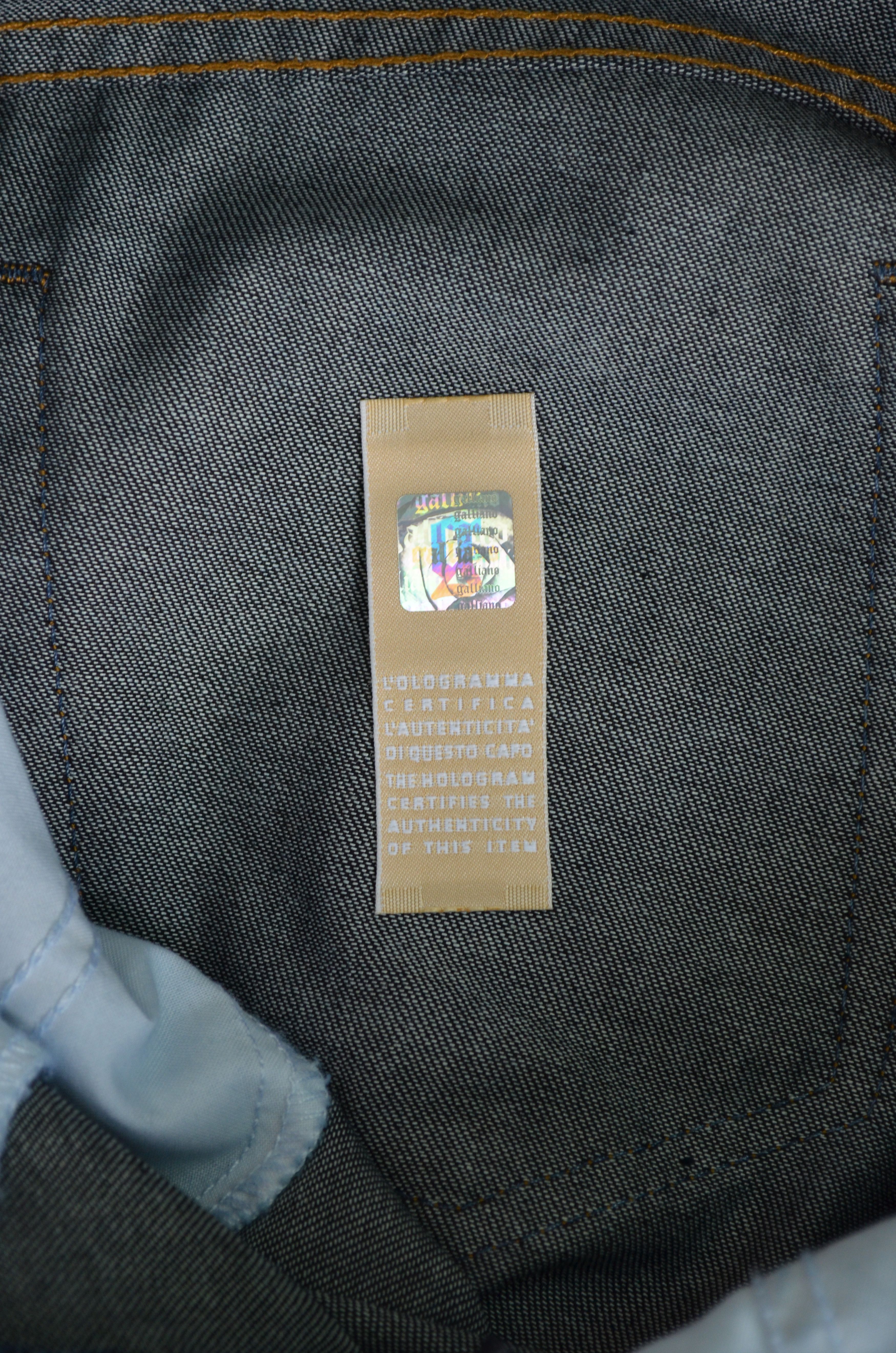 Designer × John Galliano Galliano Luxury Women's Dark Blue Denim Jeans Size 26/27 Size 26" / US 2 / IT 38 - 11 Thumbnail