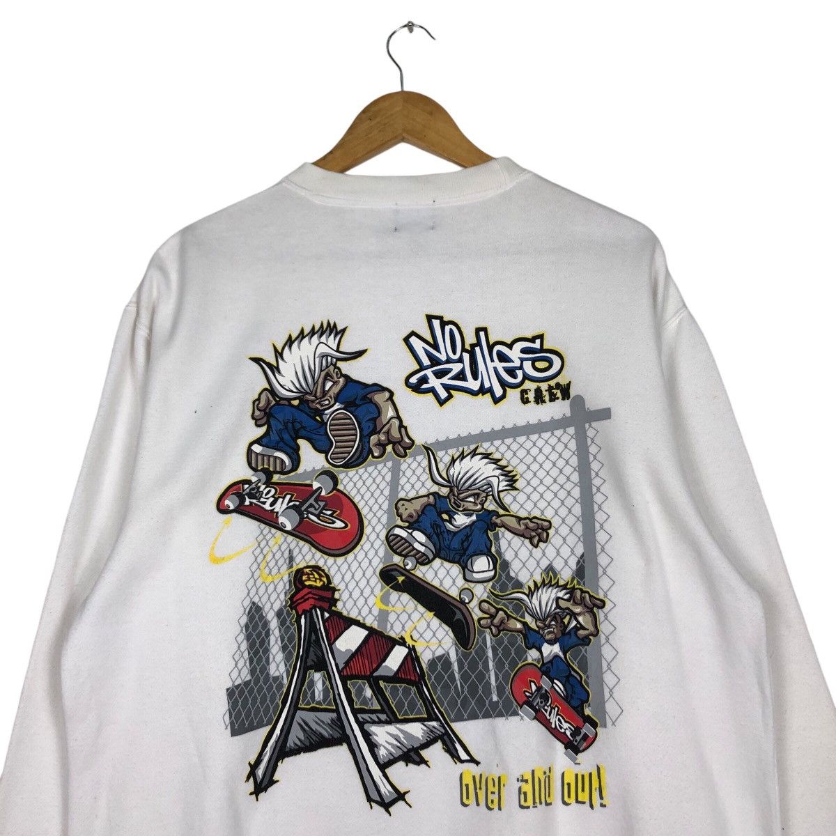 Other Rare No Rule Skateboarding Sweatshirt Art Streetwear Medium Size US M / EU 48-50 / 2 - 8 Thumbnail