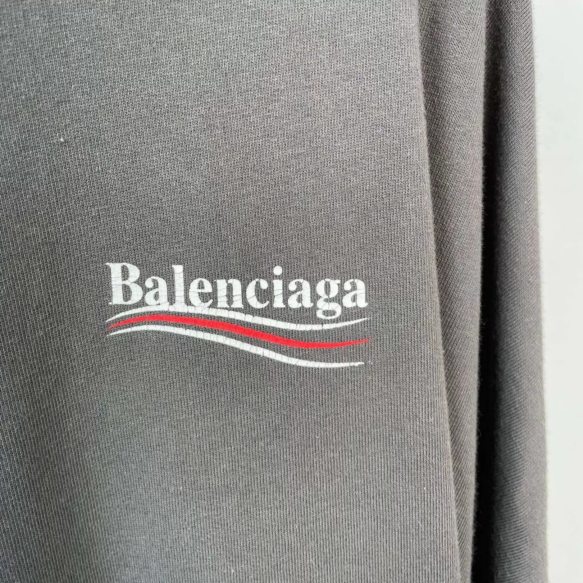 Balenciaga Balenciaga 95 New logo print casual hoodie XL Size US XL / EU 56 / 4 - 9 Thumbnail