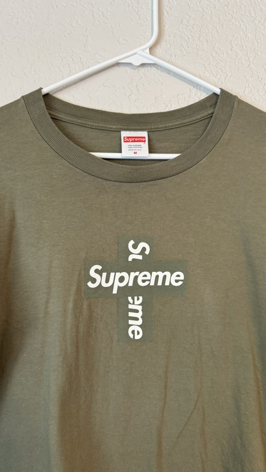 Supreme Green Supreme Cross Box Logo Size US L / EU 52-54 / 3 - 2 Thumbnail