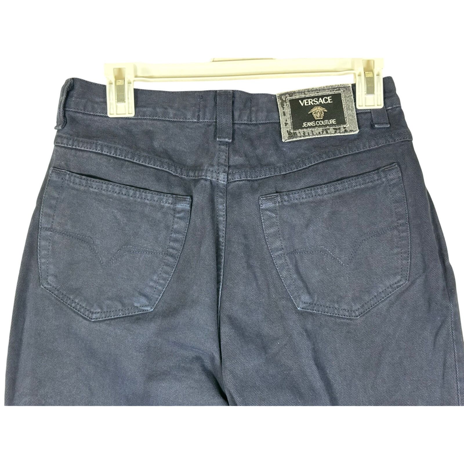 Versace Jeans Couture VERSACE Jeans Couture Women's Straight-Leg Jeans 28x27 Blue Size 28" / US 6 / IT 42 - 16 Thumbnail