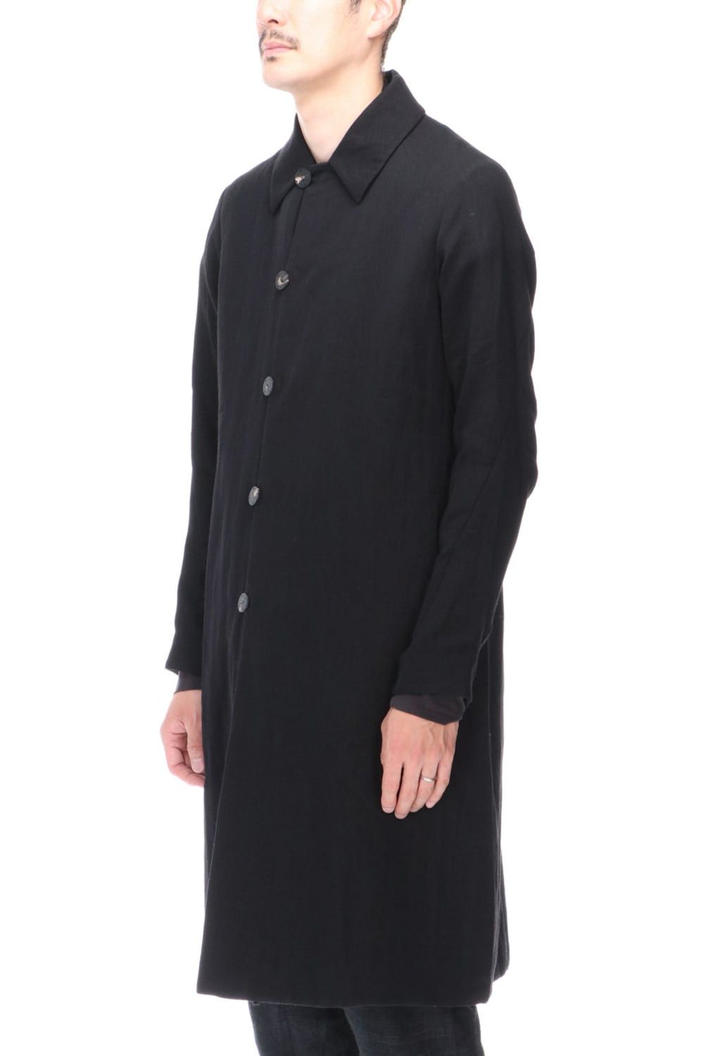 Devoa Virgin Wool/Canapa (Hemp) Soft Gabardine Coat Size US M / EU 48-50 / 2 - 19 Thumbnail