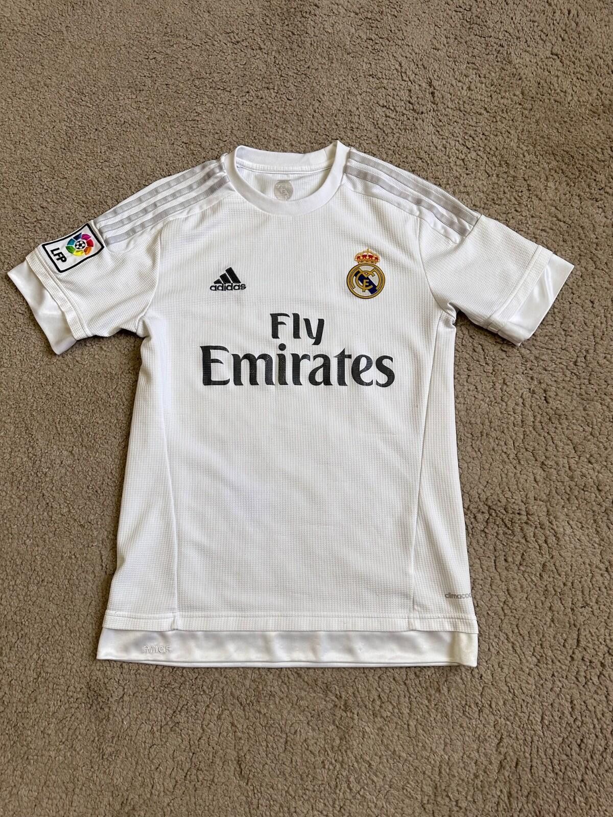 Adidas Adidas Real Madrid 2015-16 Home Football Shirt Soccer Jersey Size US S / EU 44-46 / 1 - 1 Thumbnail