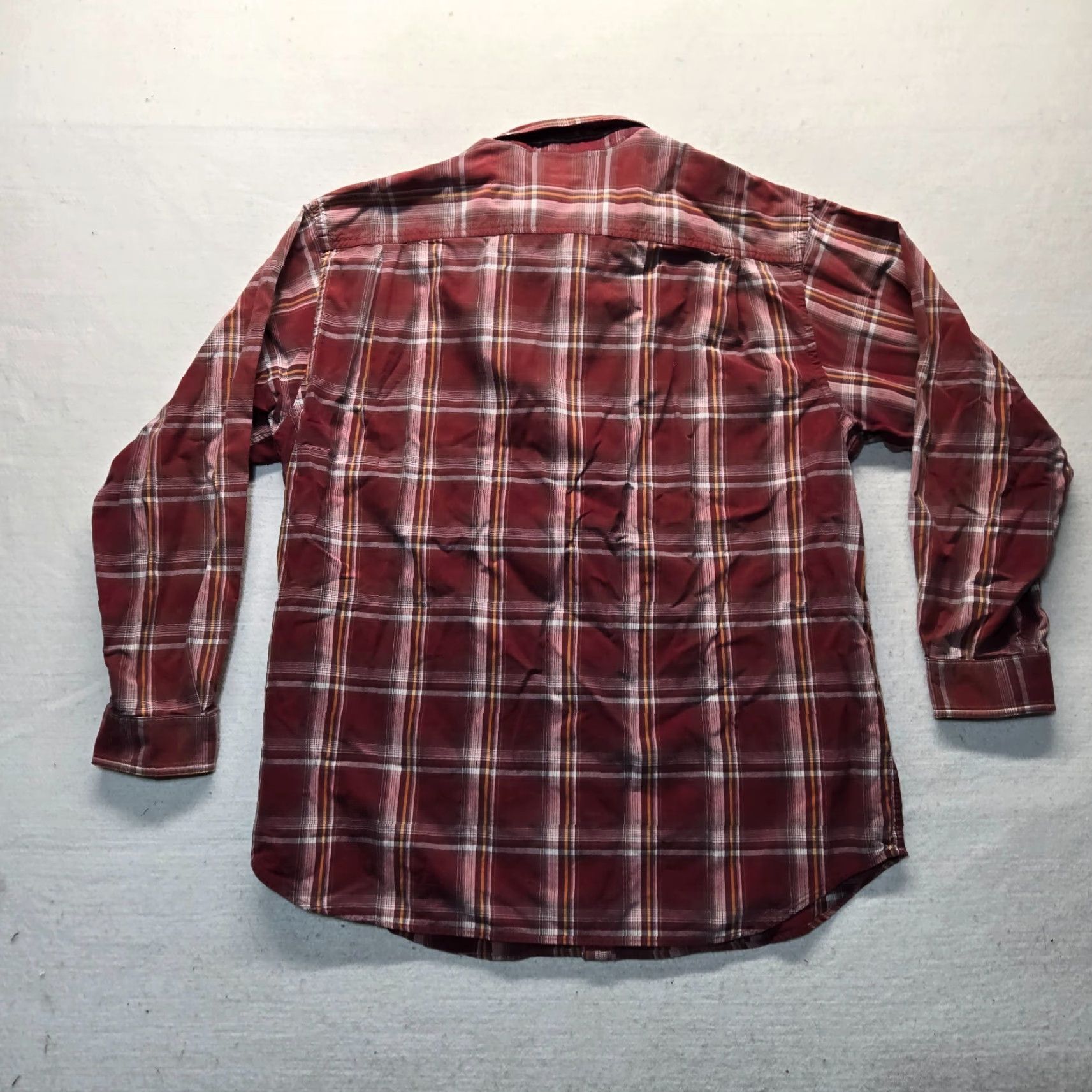 Vintage Columbia Shirt Plaid Long Sleeve Button-Up 2XL Adult Men Red Casual Fashion Shirt Mens Size US XXL / EU 58 / 5 - 7 Thumbnail