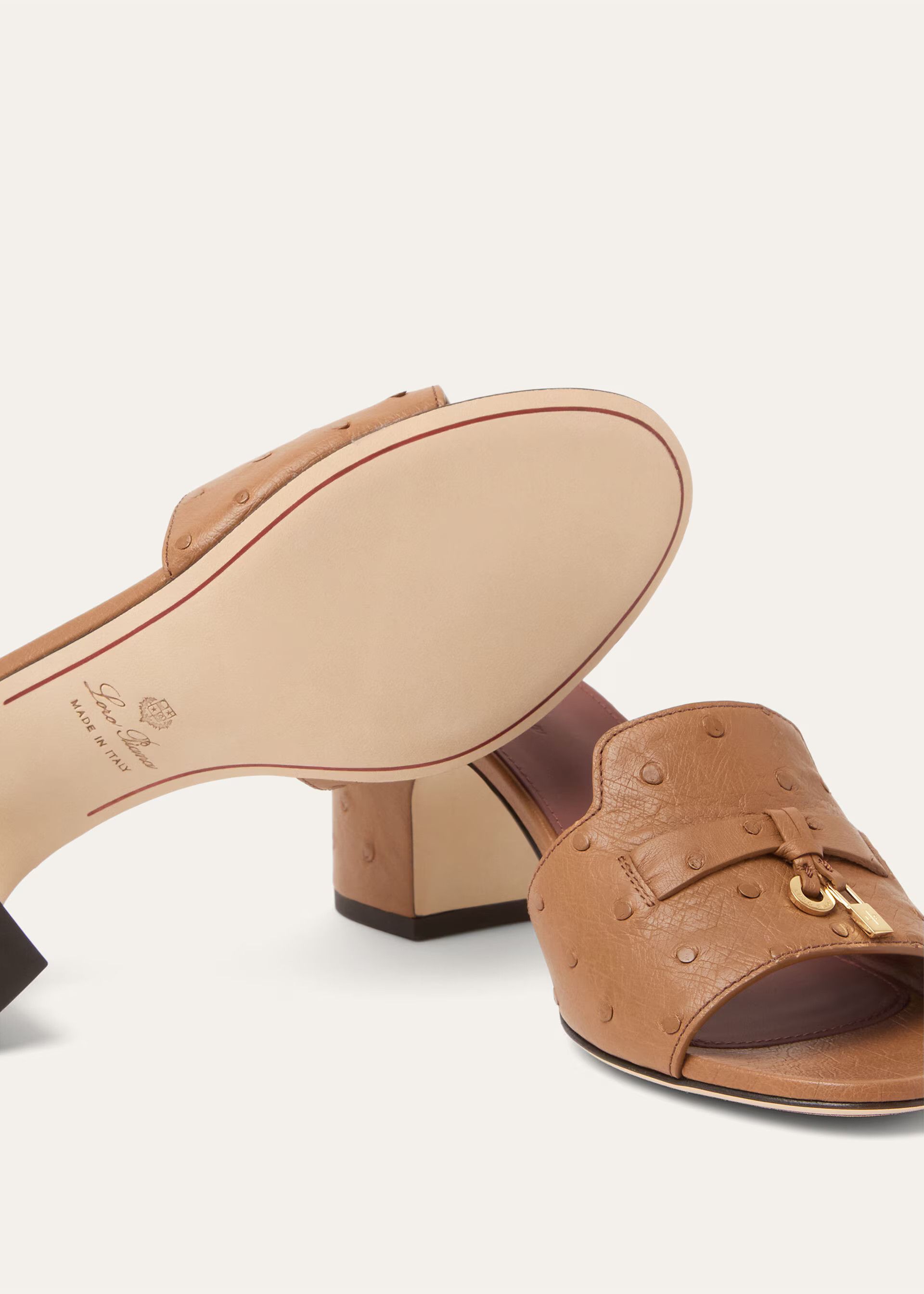 Loro Piana os11x0326 FAL0469 Summer Charms Sandals in Colour Vicuna Size US 8 / IT 38 - 5 Thumbnail