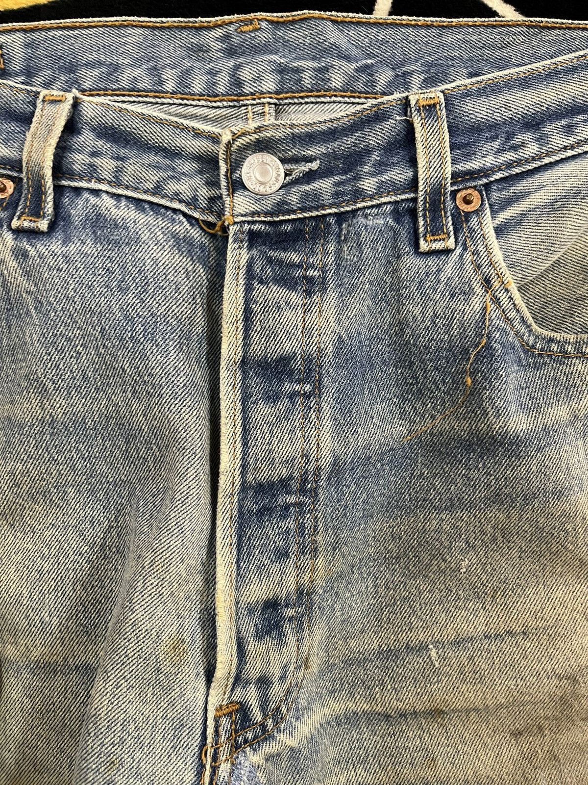 LVC × Levi's × Levi's Vintage Clothing Vintage Levi’s 501 Mudwash Reconstructed Denim Size US 34 / EU 50 - 7 Thumbnail