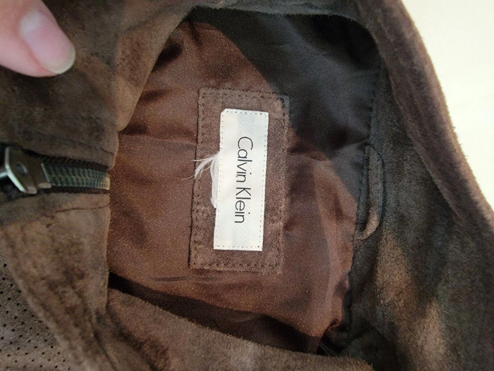 Calvin Klein Calvin Klein Leather Zipper Jacket Size L / US 10 / IT 46 - 2 Thumbnail