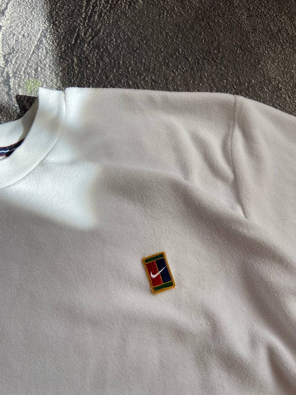 Nike Vintage Nike court white tee Size US L / EU 52-54 / 3 - 2 Thumbnail