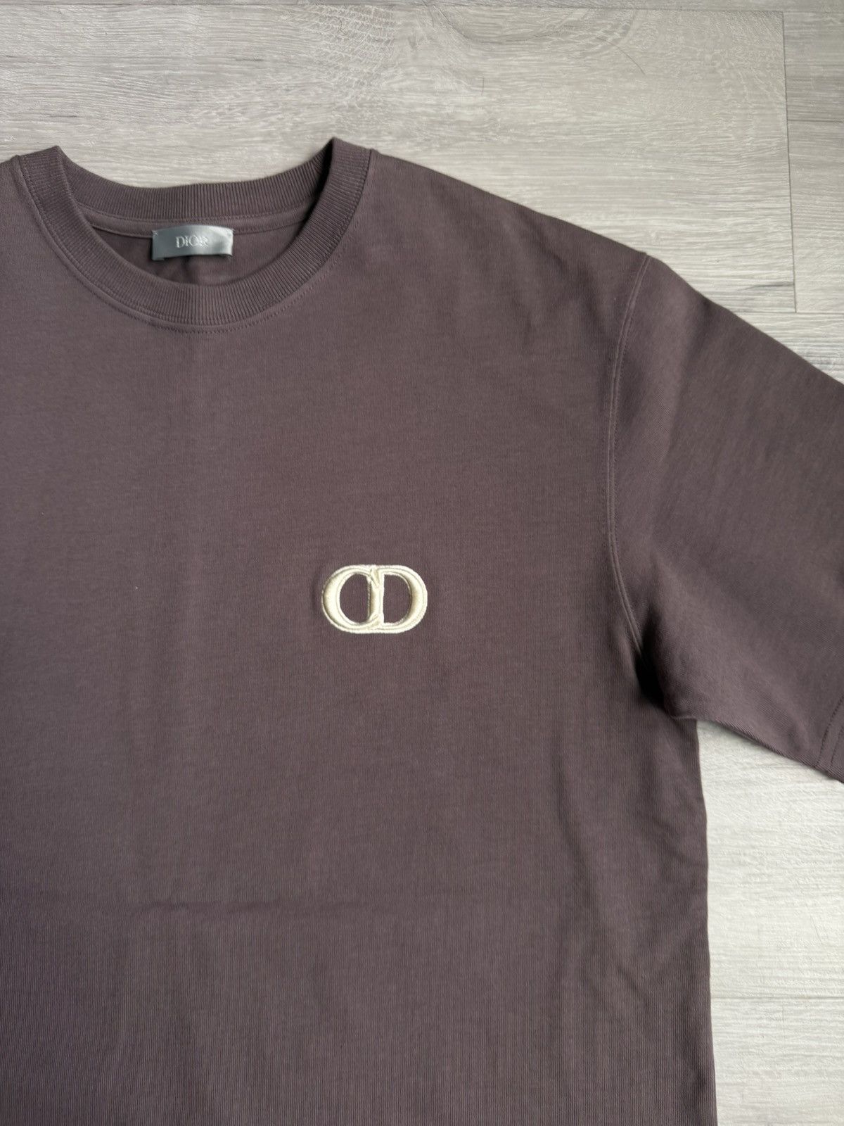 Dior CD Icon Embroidered Cotton T-Shirt Size US M / EU 48-50 / 2 - 1 Thumbnail