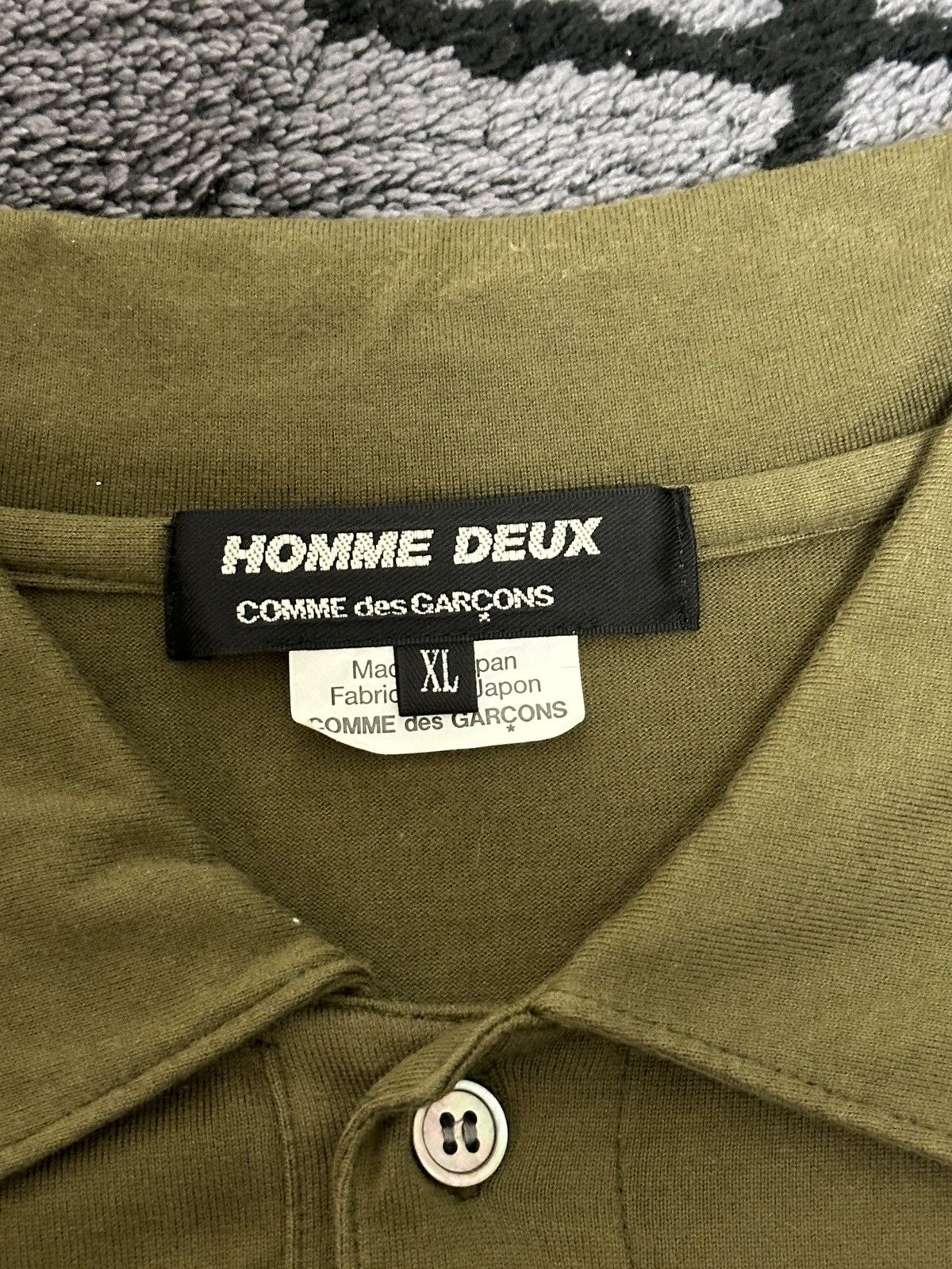 Comme des Garcons Homme Deux CDG Homme Deux Polo Size US XL / EU 56 / 4 - 3 Thumbnail