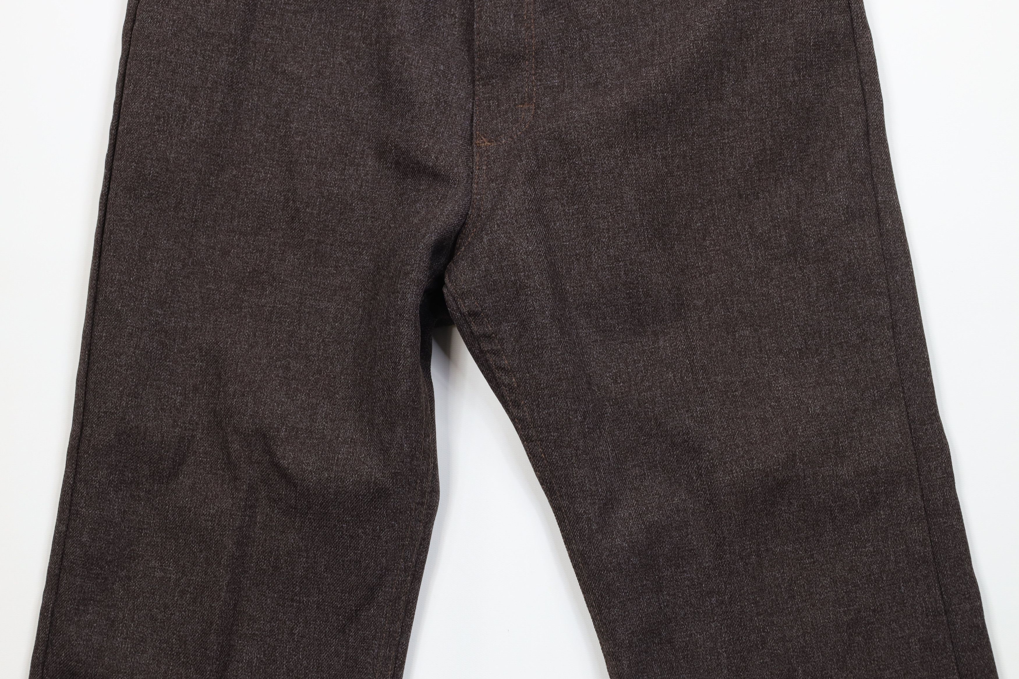 Wrangler Vintage 90s Wrangler Wide Leg Chino Pants Heather Brown USA Size US 34 / EU 50 - 3 Thumbnail