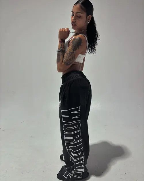 Japanese Brand VIBE Fashionable Hip Hop Baggy Pants Size US 35 - 4 Thumbnail