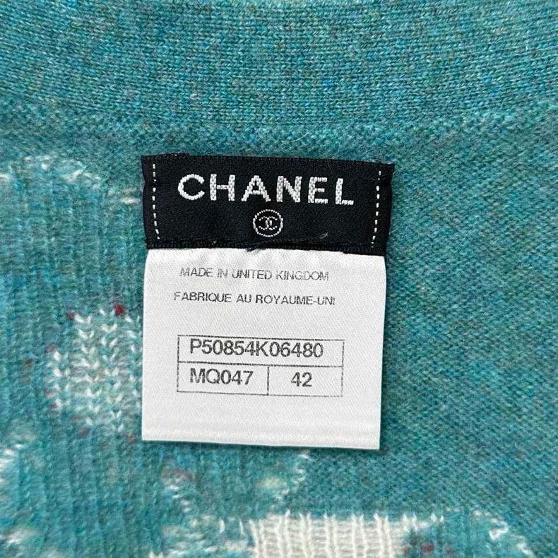 Chanel Chanel Floral Pattern Cashmere Cardigan -2505 Size L / US 10 / IT 46 - 5 Thumbnail