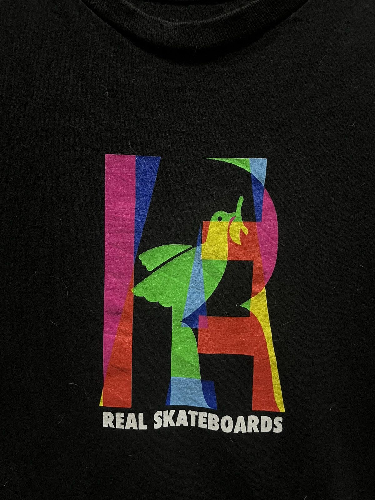 Vintage Real Skateboards Sk8 Graphic Tee Size US M / EU 48-50 / 2 - 2 Thumbnail