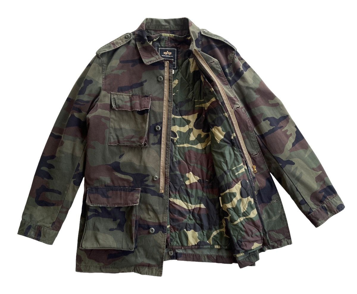 Alpha Industries Alpha Industries Camo Field Jacket Size US XL / EU 56 / 4 - 5 Thumbnail