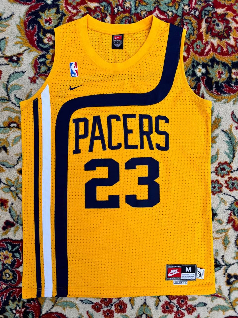NBA × Vintage Ron Artest Men's M Nike Swingman Indiana Pacers Throwback Size US M / EU 48-50 / 2 - 1 Thumbnail