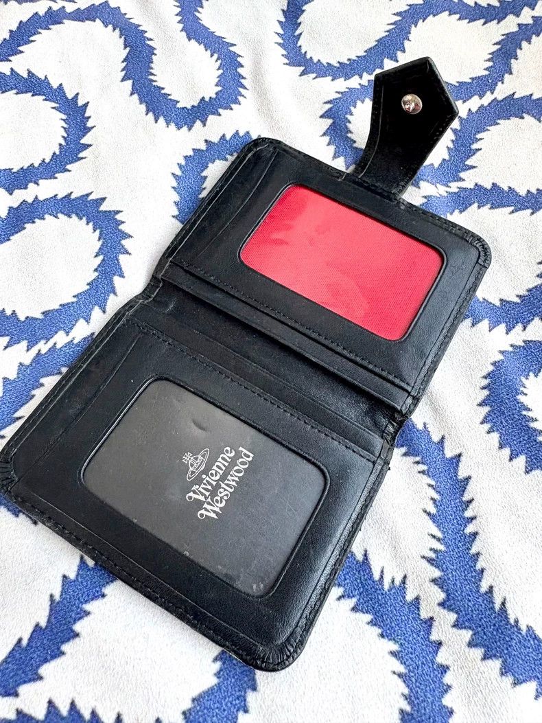 Vivienne Westwood Vivienne Westwood Red rivet checkered wallet Size ONE SIZE - 5 Thumbnail