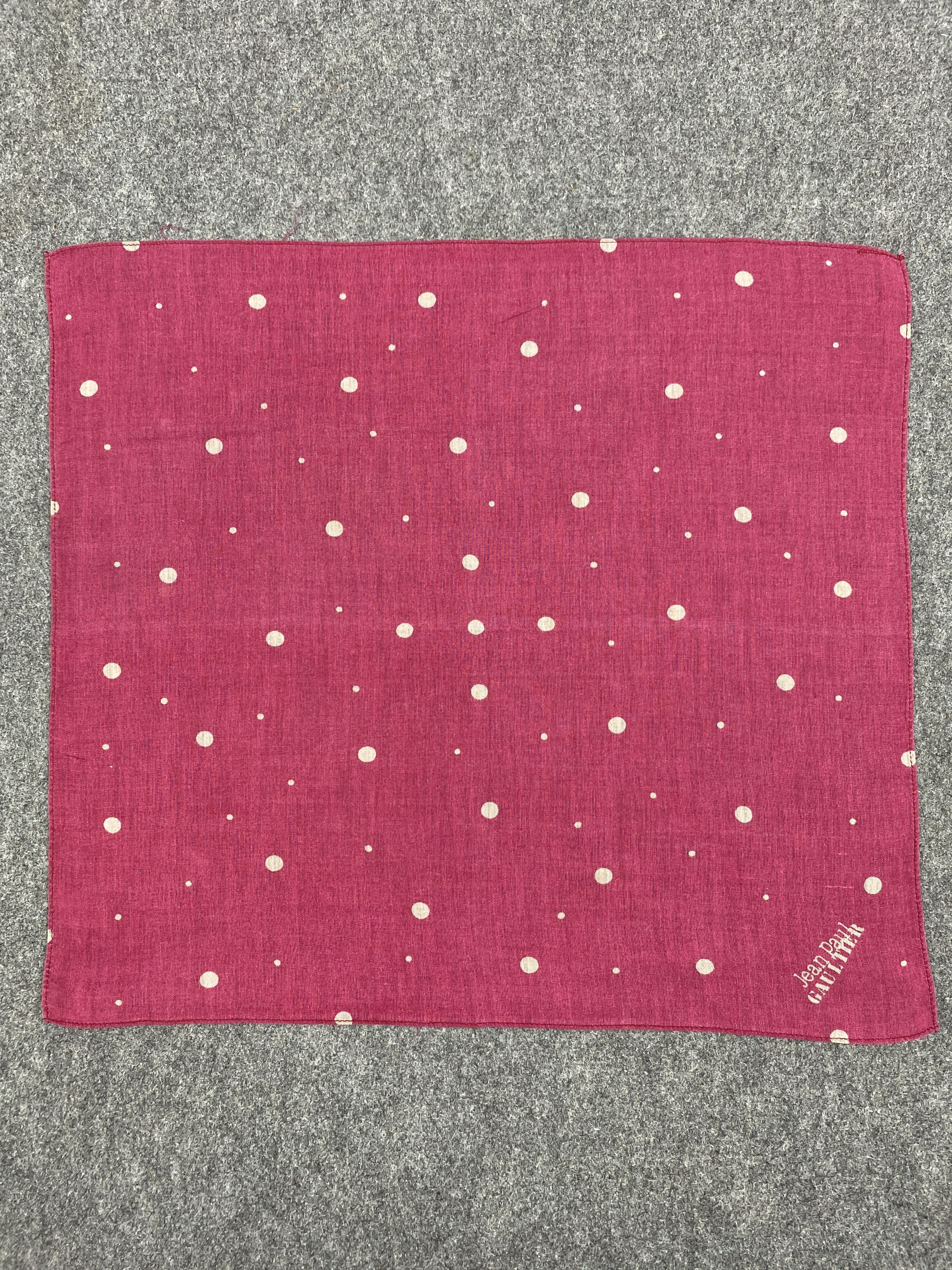 Jean Paul Gaultier Jean Paul Gaultier handkerchief / Pocketsquare HKC0373 Size ONE SIZE - 4 Thumbnail