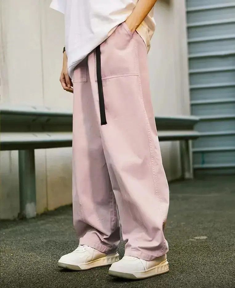 Designer × Japanese Brand Vintage Streetwear Japanese Design Loose Casual Pants Size US 33 - 1 Thumbnail