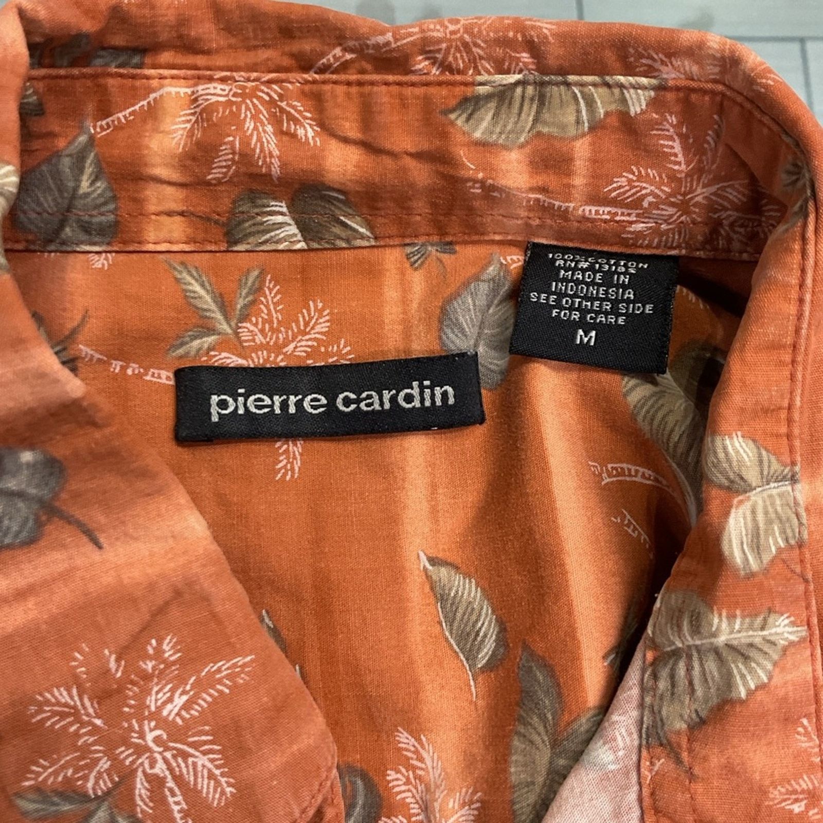 Pierre Cardin Pierre Cardin Hawaiian Shirt Size US M / EU 48-50 / 2 - 3 Thumbnail