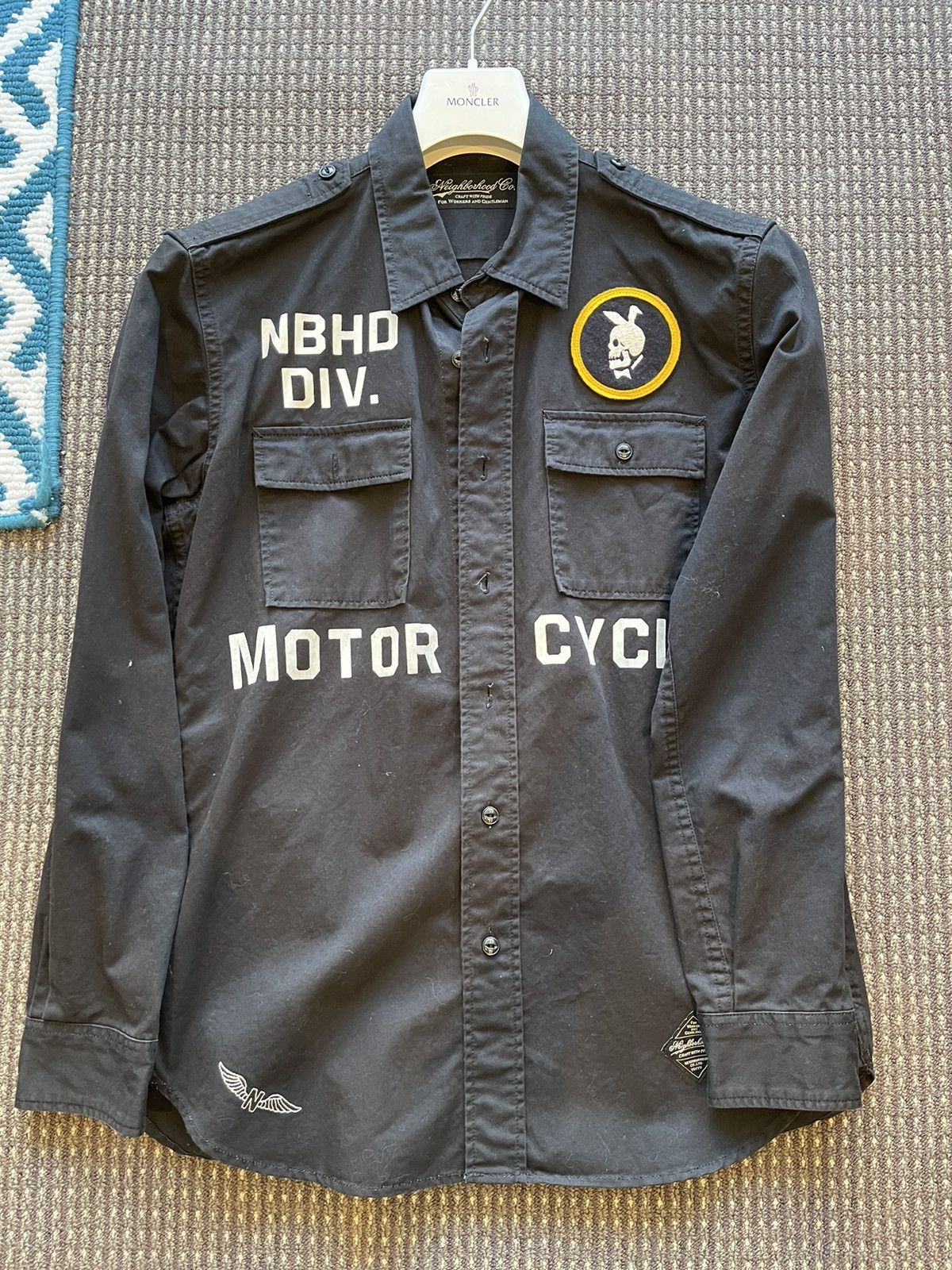 NBHD 14AW SVG Biker Shirt